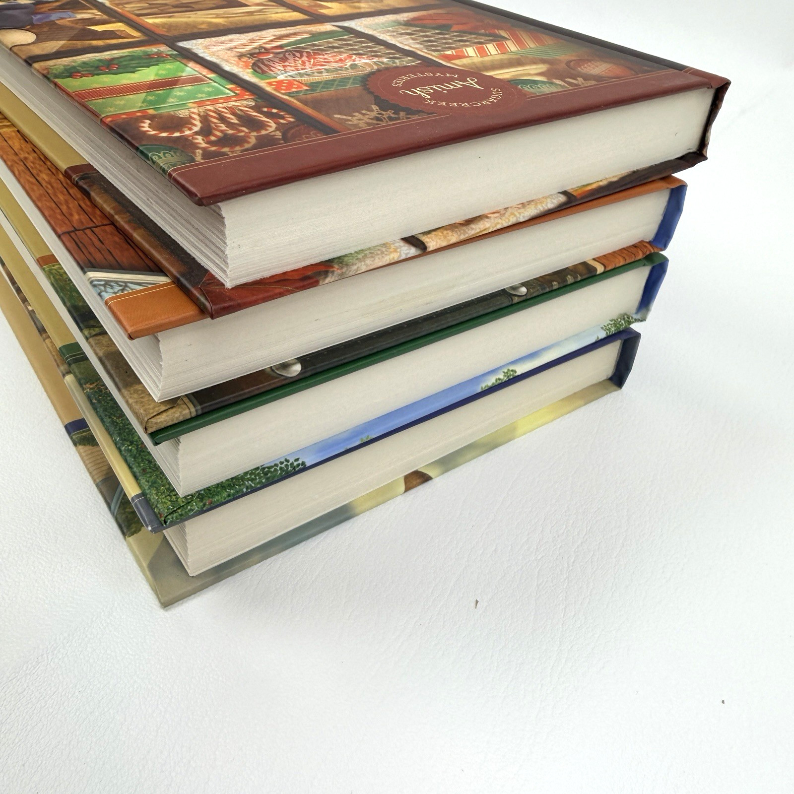 Lot of 4 Sugarcreek Amish Mysteries Hardcover Books Guideposts Season of Secrets