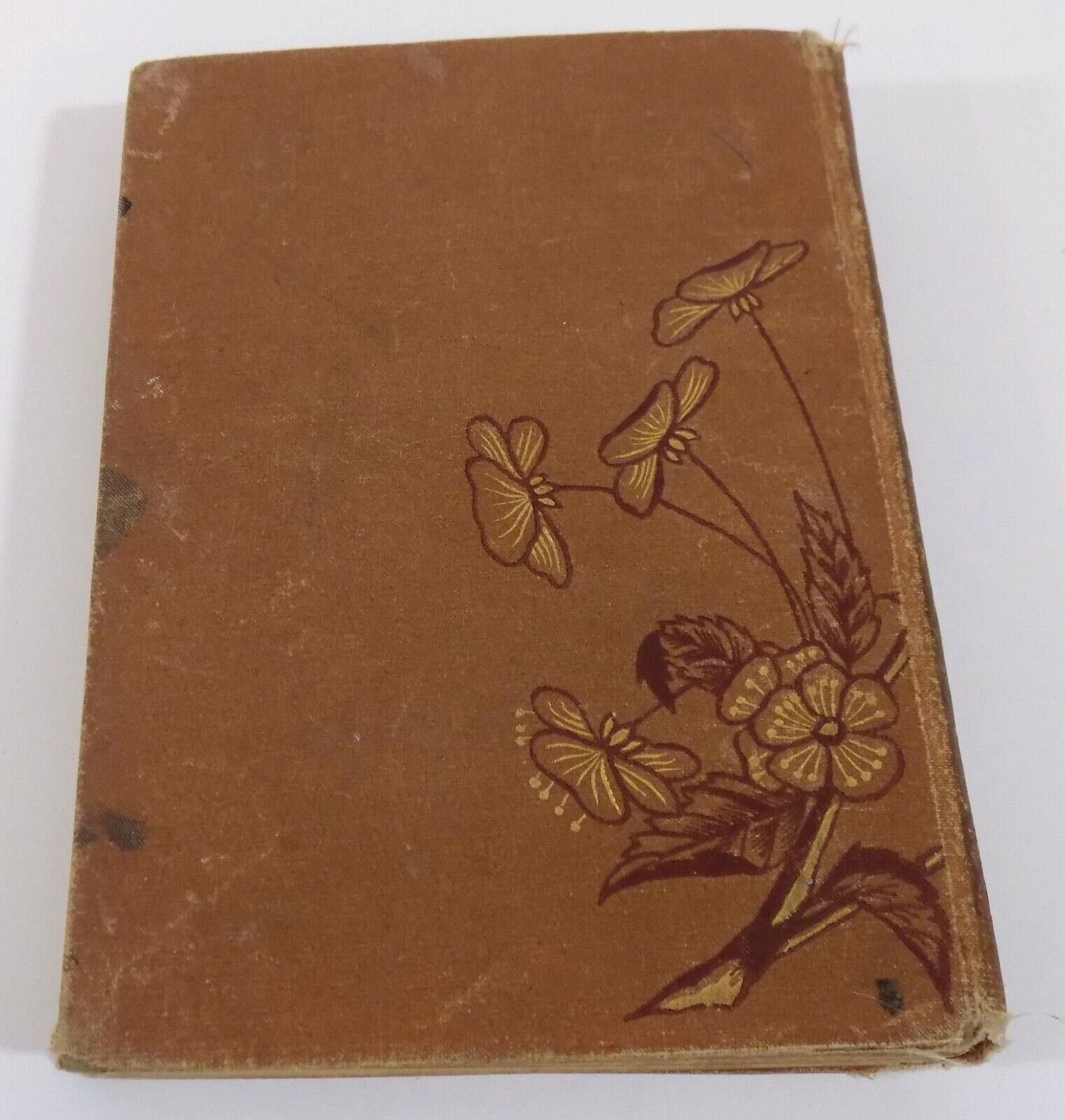 Antique Book “The Bryant Birthday Book” 1885 Gilt Decorative Cover Art