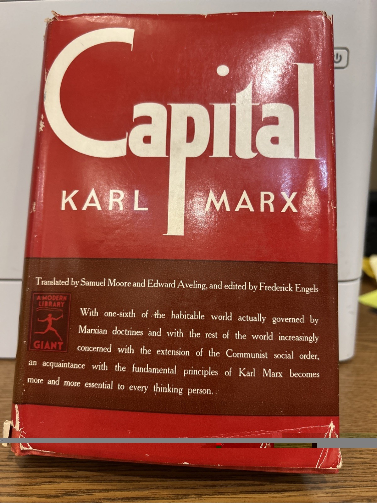 Capital/ Critique of Political Economy – Karl Marx – 1906 -hardcover /dust cover