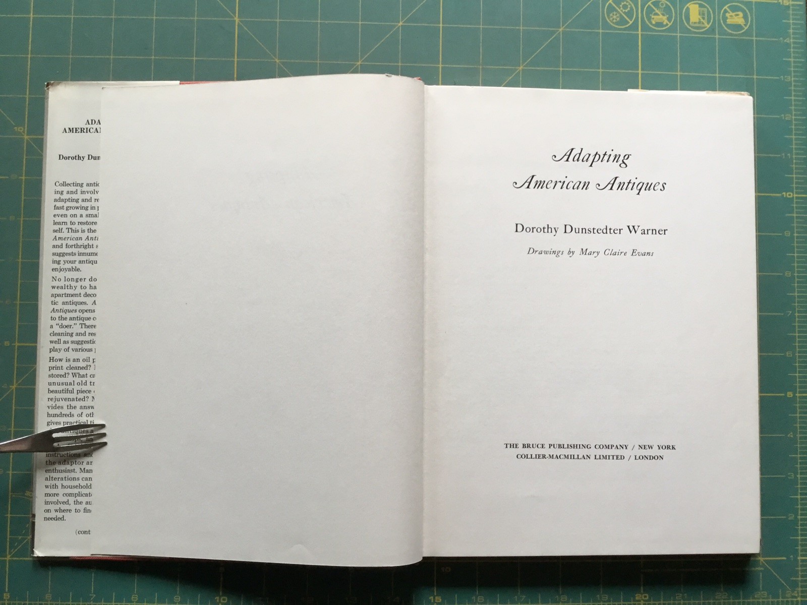 1971 Adapting American Antiques BY DORTHY WARNER 166 Pages & pictures