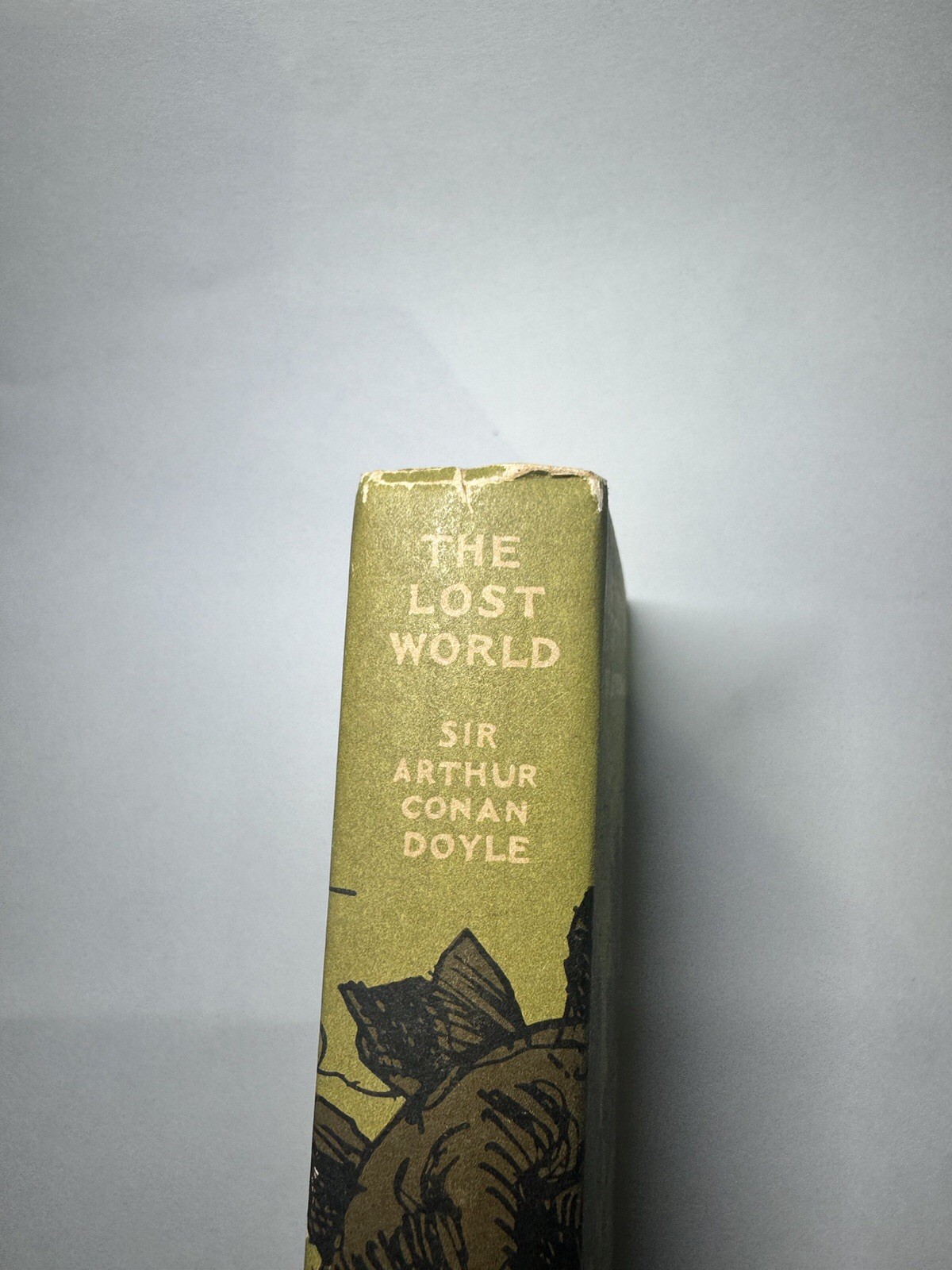 VTG Sir Arthur Conan Doyle The Lost World Dinosaur Looking Glass Library 1959