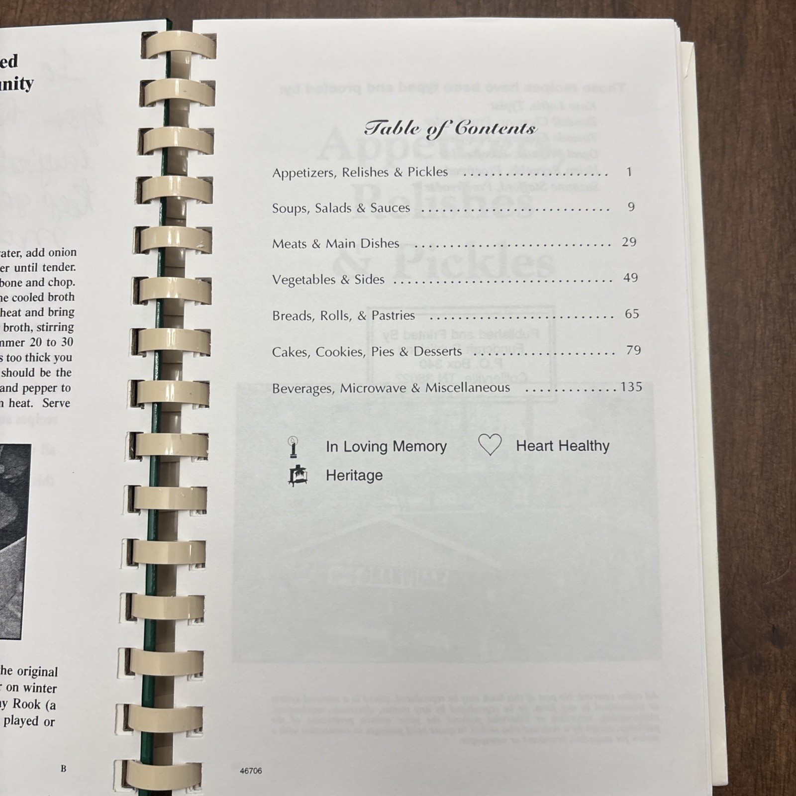 Cookbook Historical Recipes of Granville Tennessee TN Recipes 144 Pages