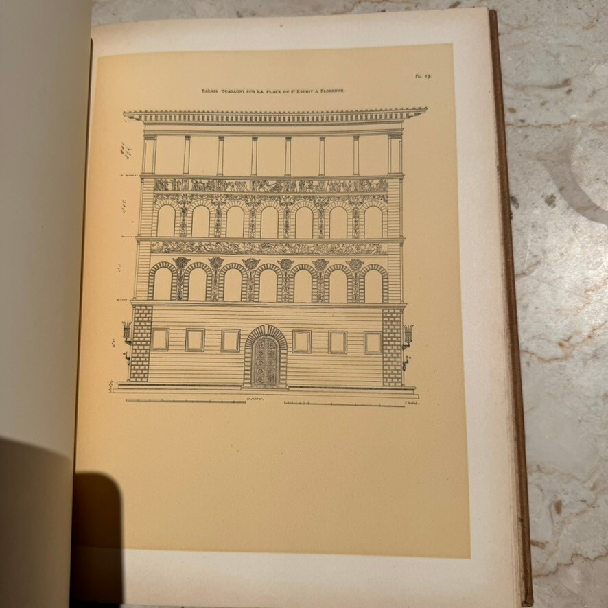 John V. VAN PELT / Architecture Toscane 1923, Pencil Point Press
