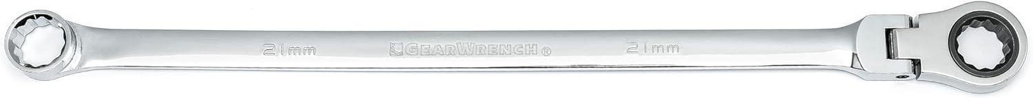 GEARWRENCH GearBox 12 Pt. XL Flex Head Double Box Ratcheting 21mm, Black