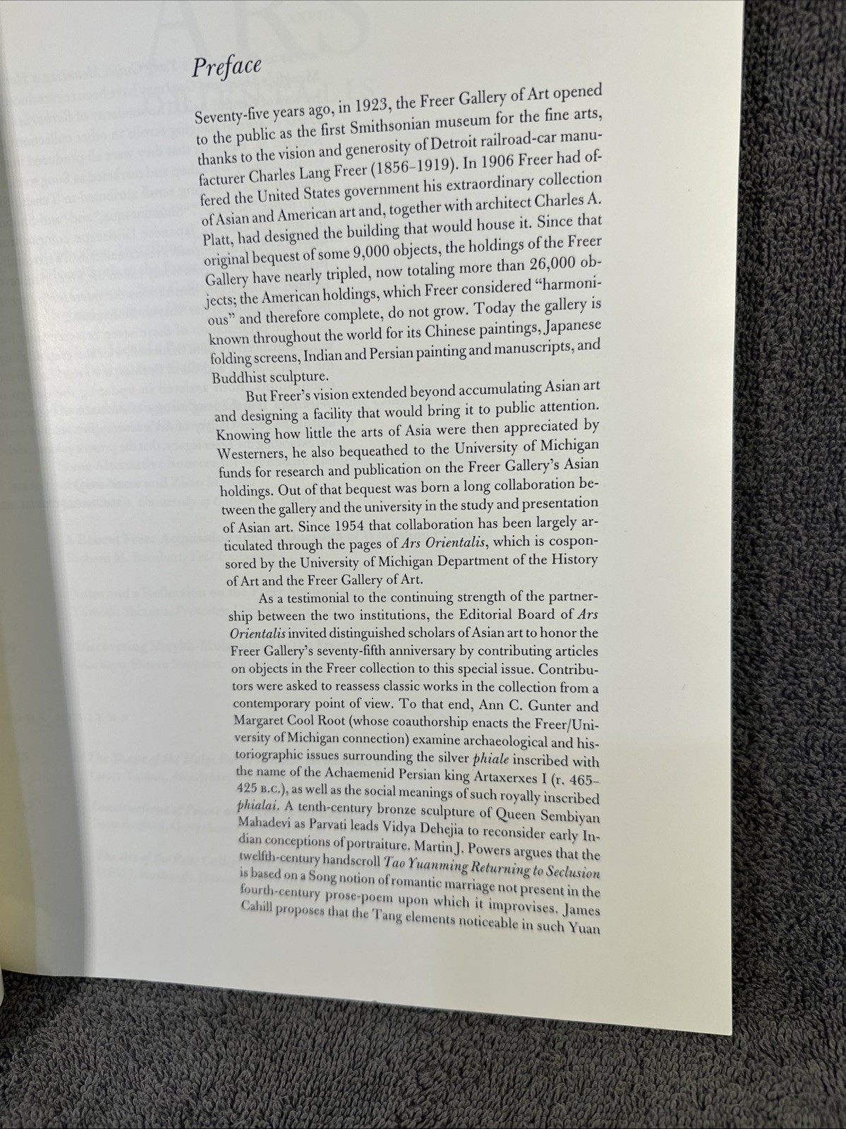 ARS ORIENTALIS XXVIII 1998 by Margaret A. Lourie 75th Anniv Freer Gallery Of Art