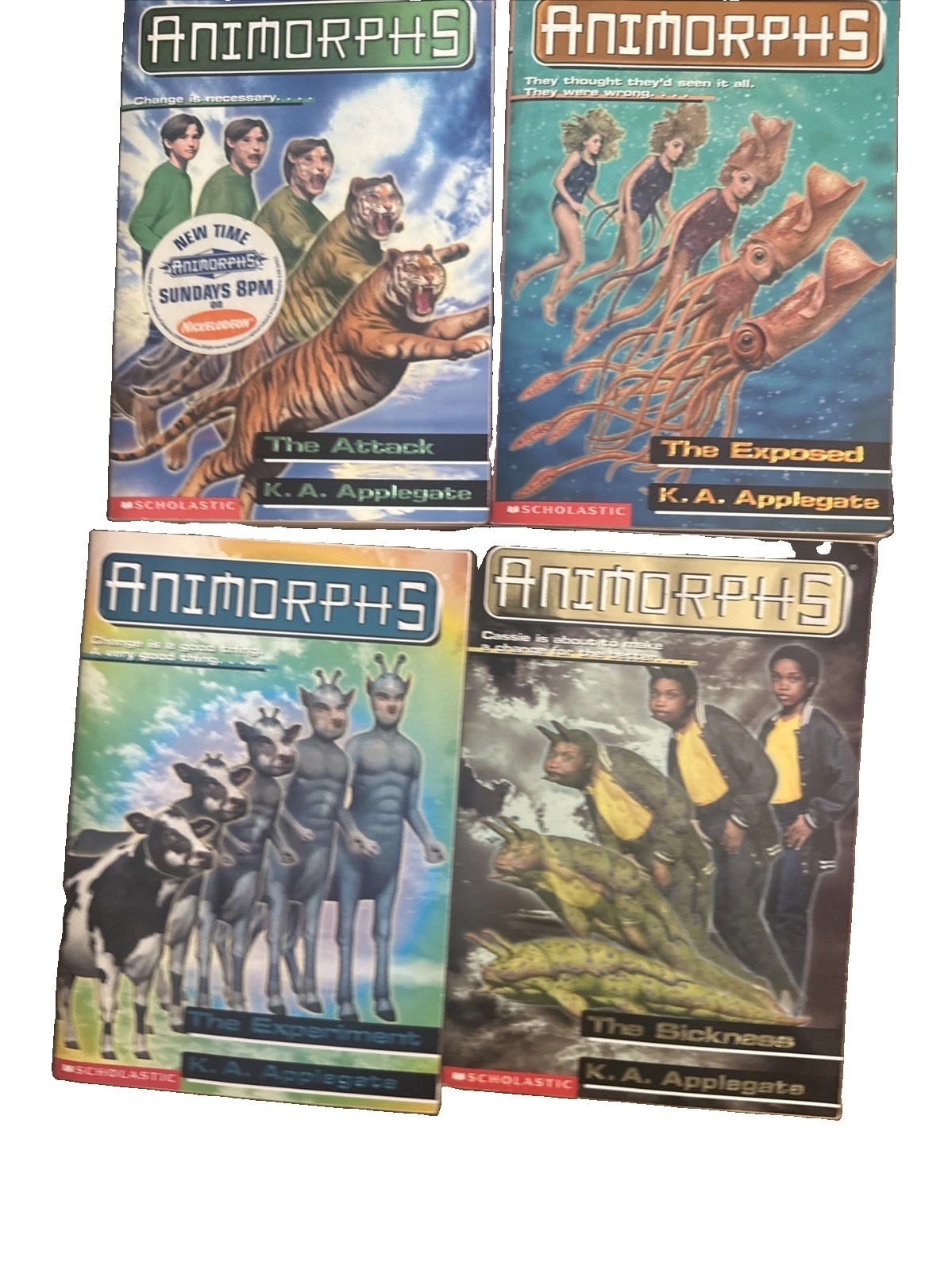 Lot of 14 Book Animorphs by K.A. Applegate 1, 3-13, 15 + Andalite Chronicles