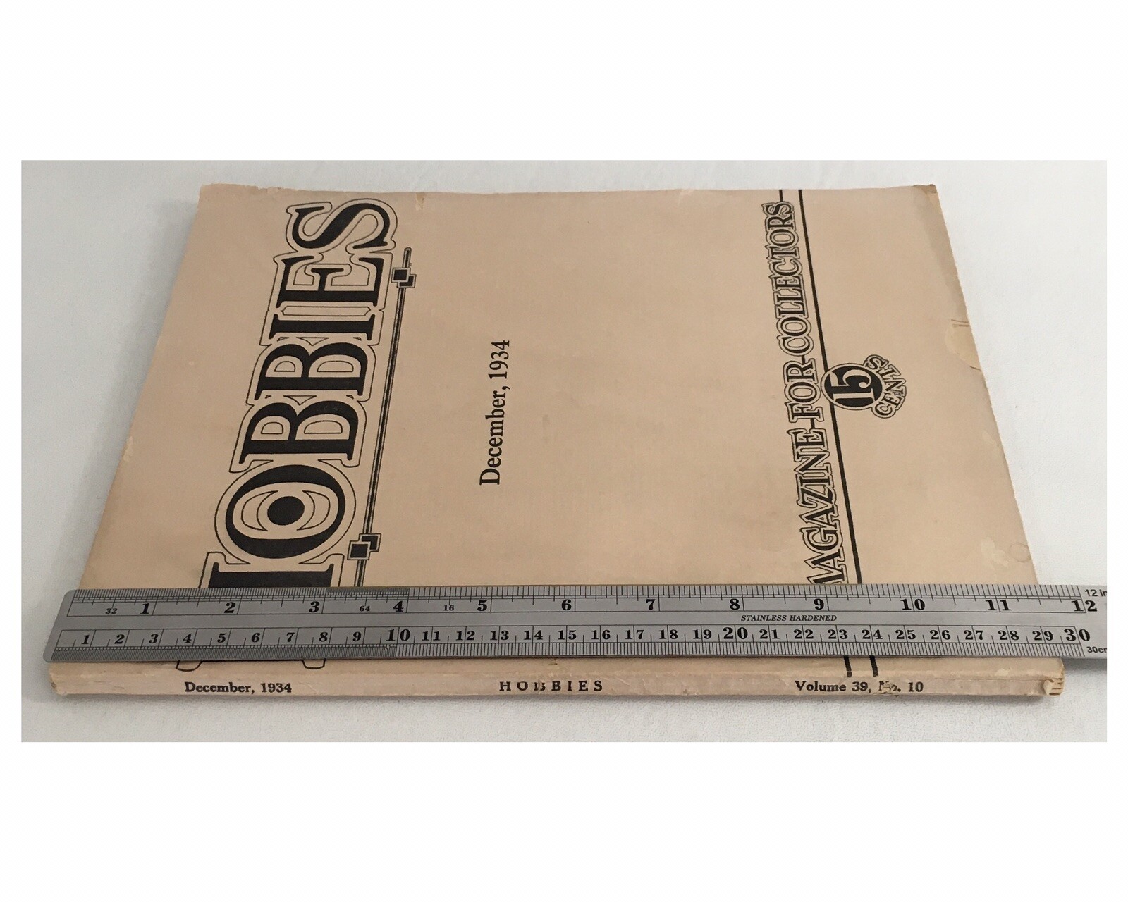 HOBBIES Magazine For Collectors – December 1934 Edition – 130 Pgs