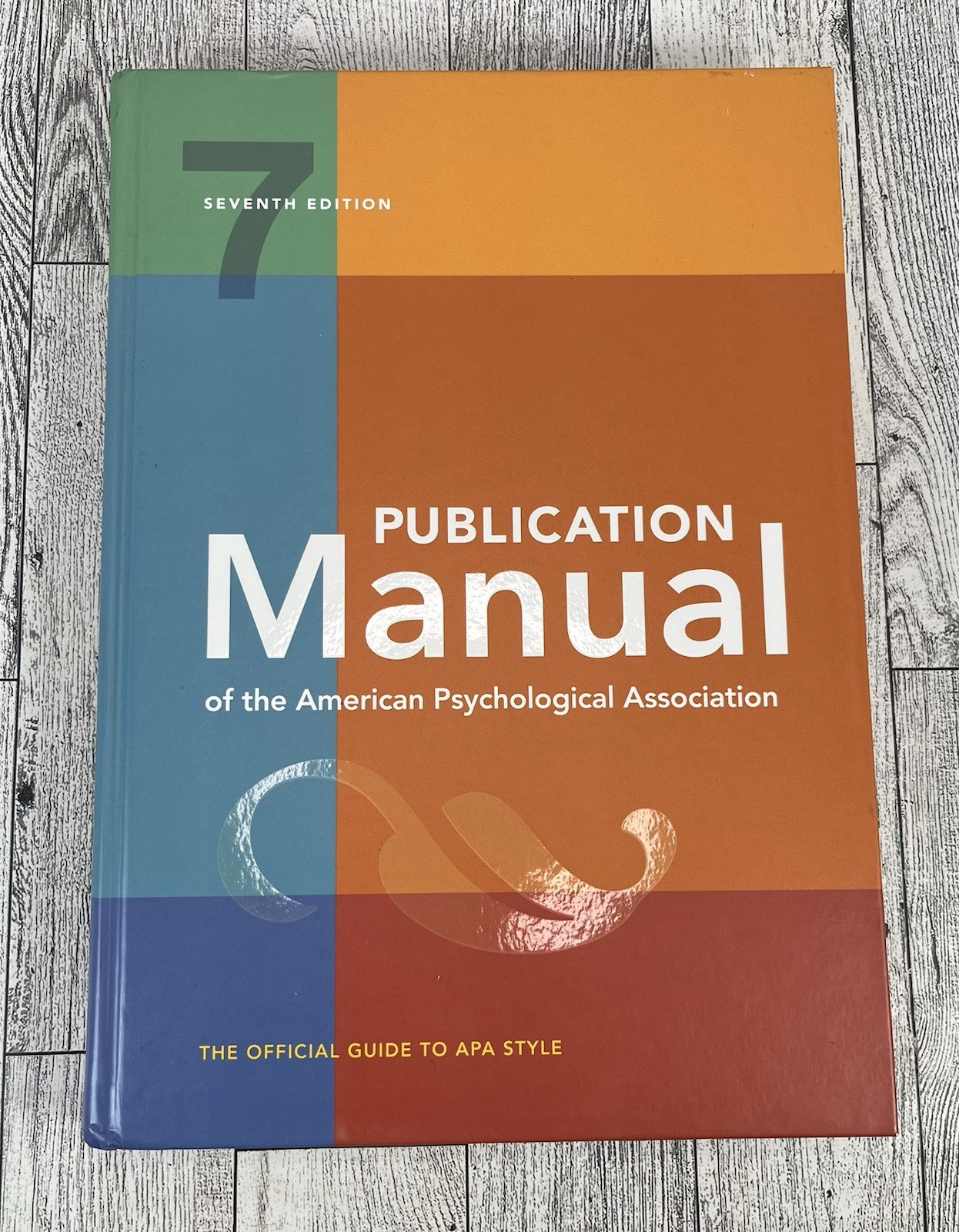 APA Publication Manual 7th Seventh Edition Official APA Style Guide HARDCOVER