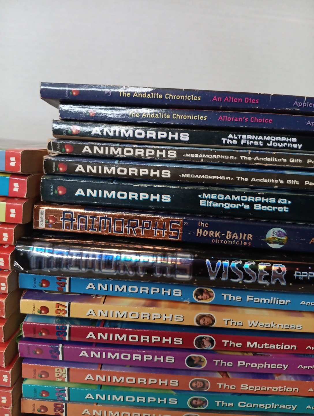 Animorphs Megamorphs Book lot K A Applegate paperback 45 Books 1-32 34 36 37 41
