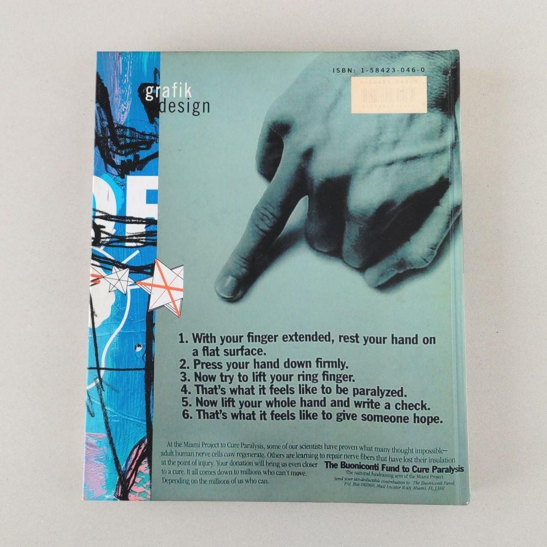 David Carson Graphic Design Collection Book 2003 480 pages From Japan used