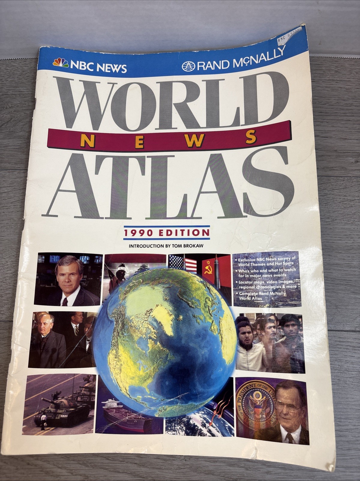 NBC News/Rand McNally World News Atlas /1990 (N B C NEWS-RAND MCNALLY )