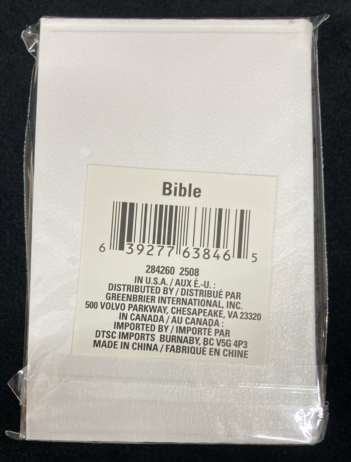 Holy Bible New Testament KJV White Mini Leatherette Cover 4.5” x 3” Set of 6