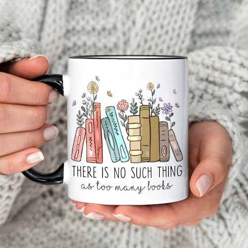 Book Lover Coffee Mug 11oz – There Is No Such Thing – Gifts For Book book 3