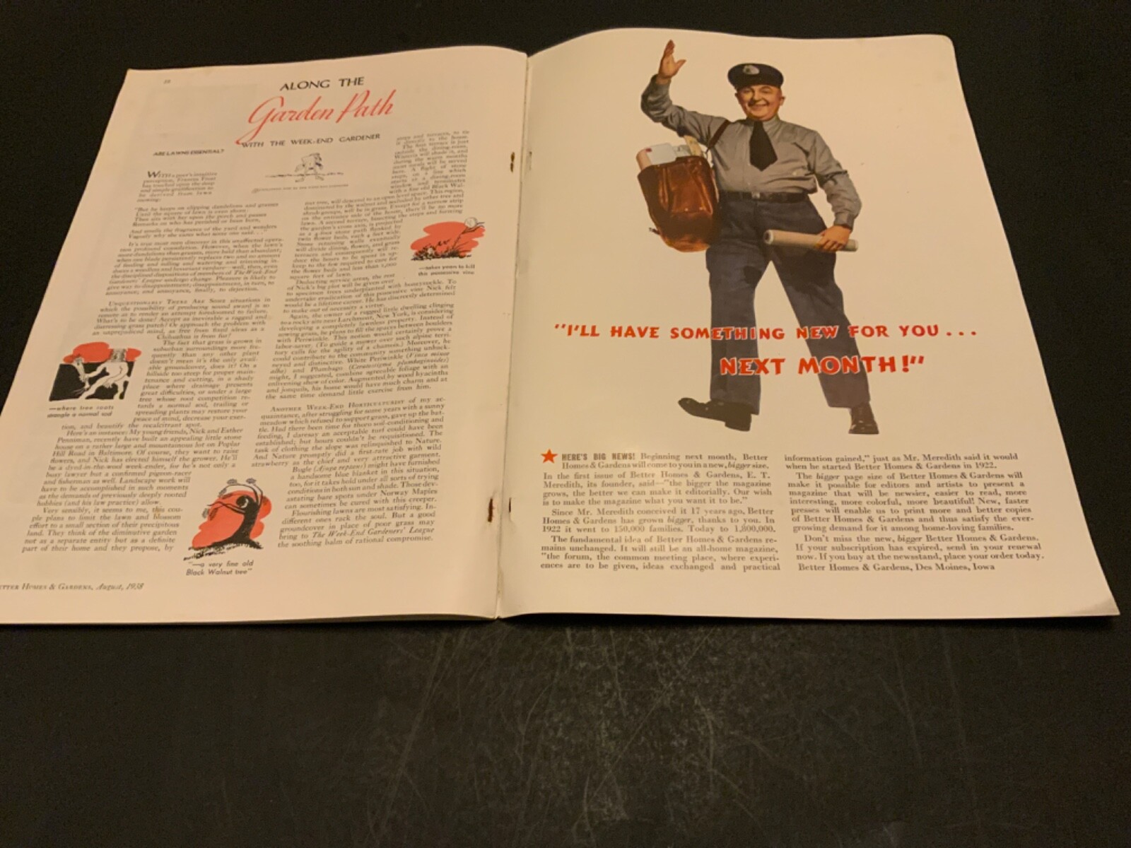 Better Homes & Gardens ~ August 1938 – 58 Illustrated Pages – Vintage Magazine