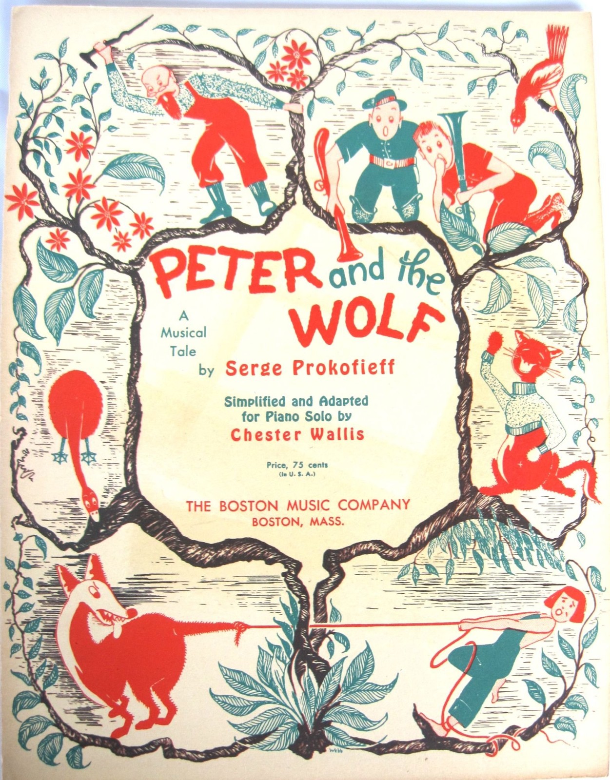 Peter and the Wolf: A Musical Tale by Serge Prokofieff Simplified and Adapte…