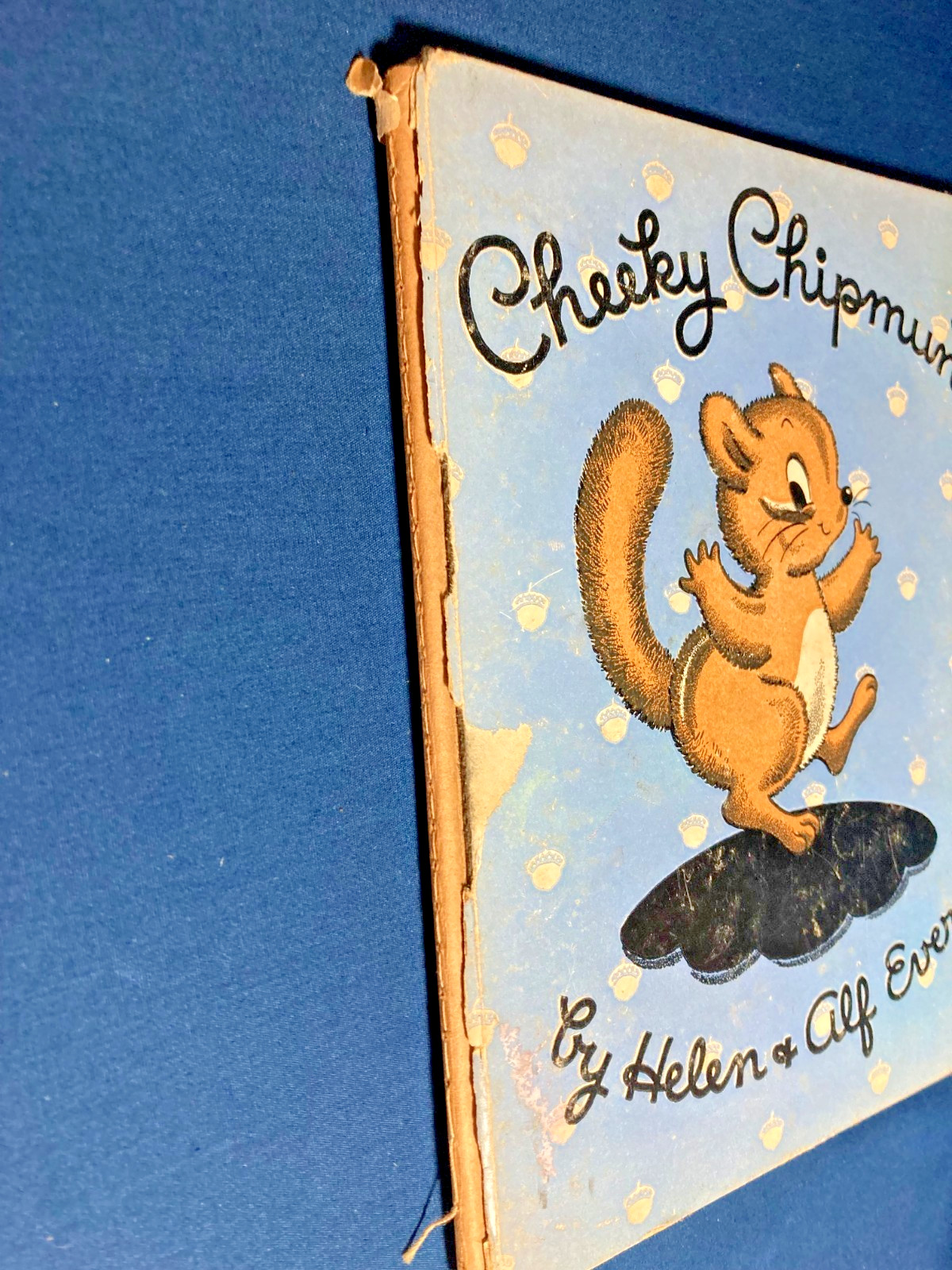 Vintage Rand McNally 1946 printing of Cheeky Chipmunk by Helen and Alf Evers