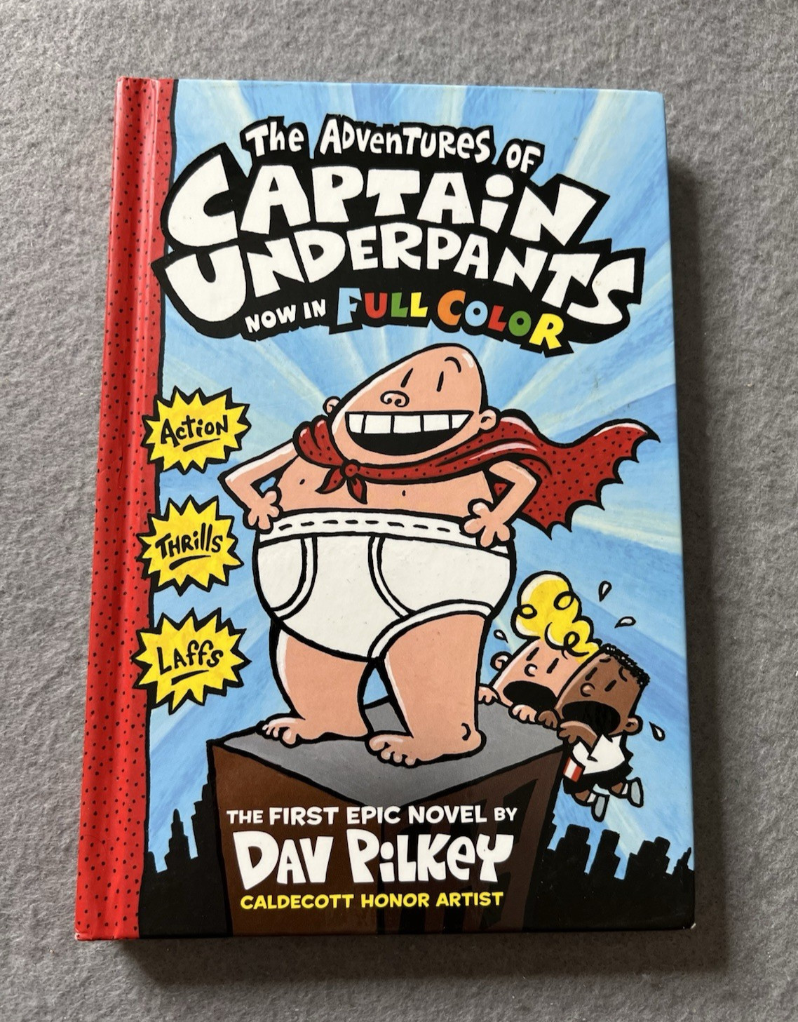 Captain Underpants Hardcover 1997 Pilkey, Dav Full Color Novel 138 Pages