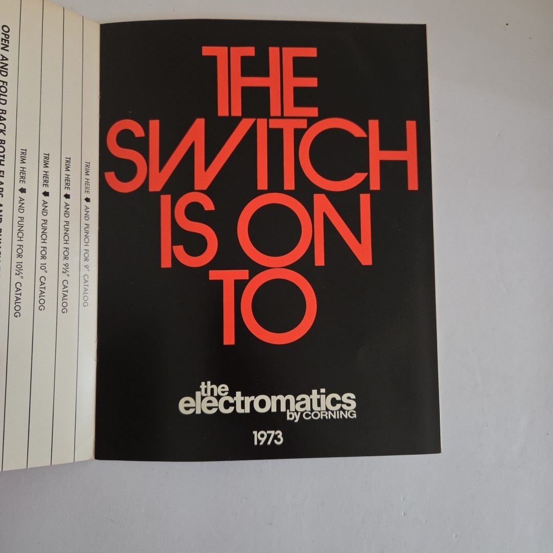 Corning Ware 1973 Sales Catalog Electromatics Lot Spice O’life Cornflower