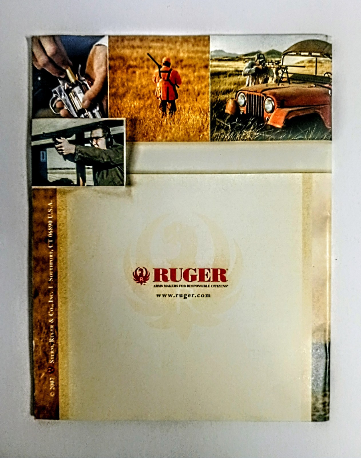 Vintage 2007 Ruger Firearms Catalog 58 Color Pages Cowboy Horse Free Shipping