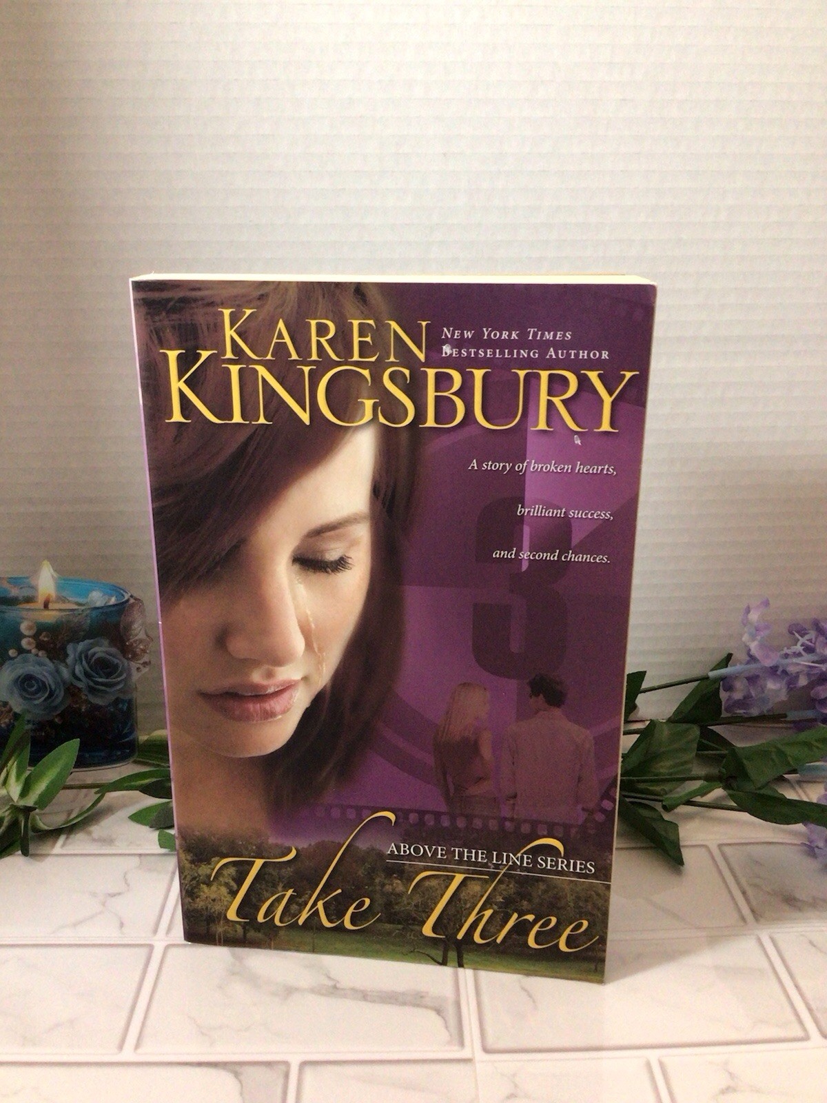 Karen Kingsbury Mixed Book Lot Christian Fiction Above the Line (8 PB 1 HC/DC)