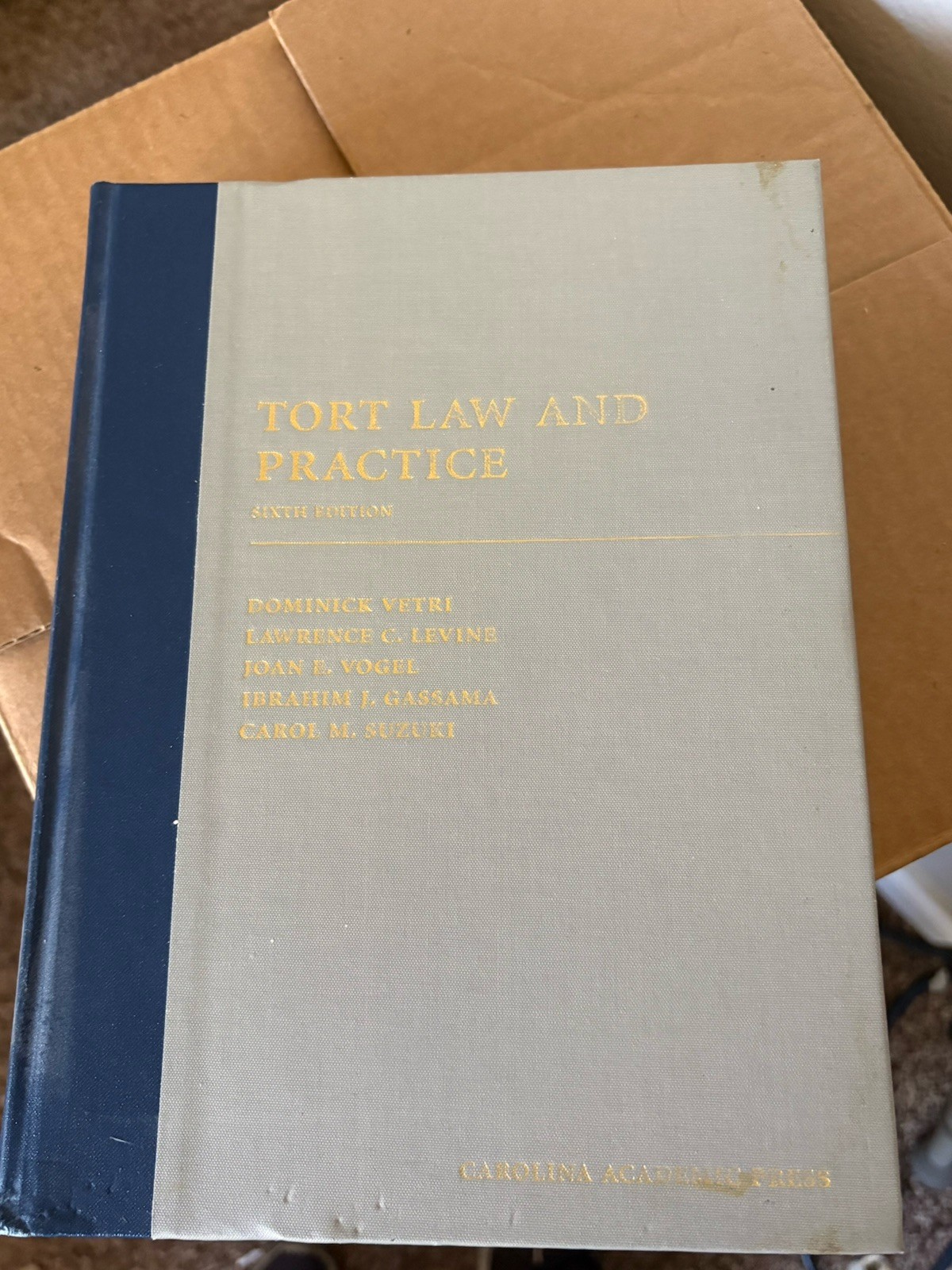 Tort Law and Practice, Sixth Edition – Hardcover By Dominick Vetri