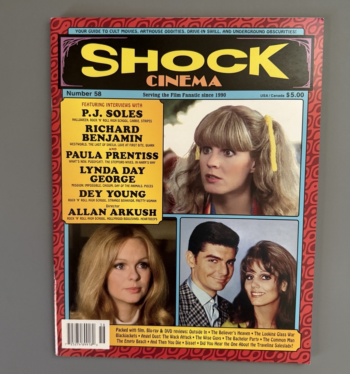 Lot 4 Shock Cinema Magazines #53-56-57-58 2018 2019 2020 Film Fanatics Cult