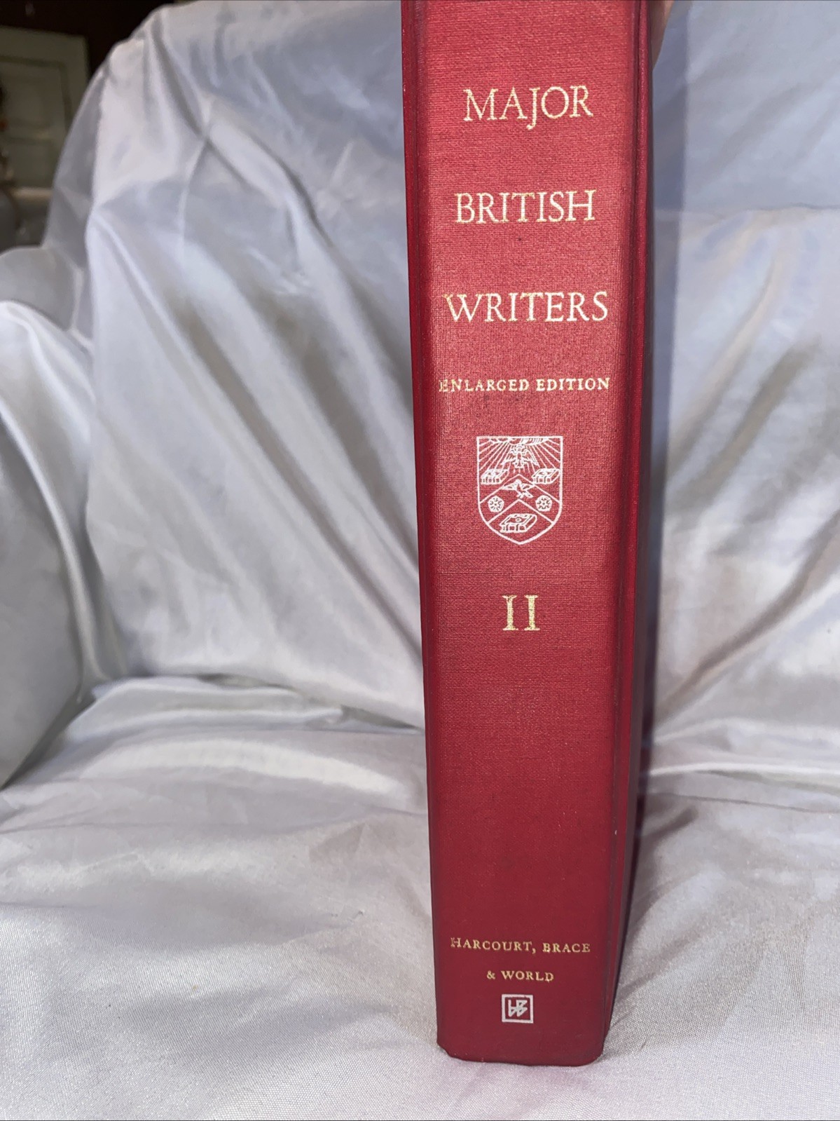 Vintage Major British Writers Enlarged Edition Volume II 1954 hardcover + Notes