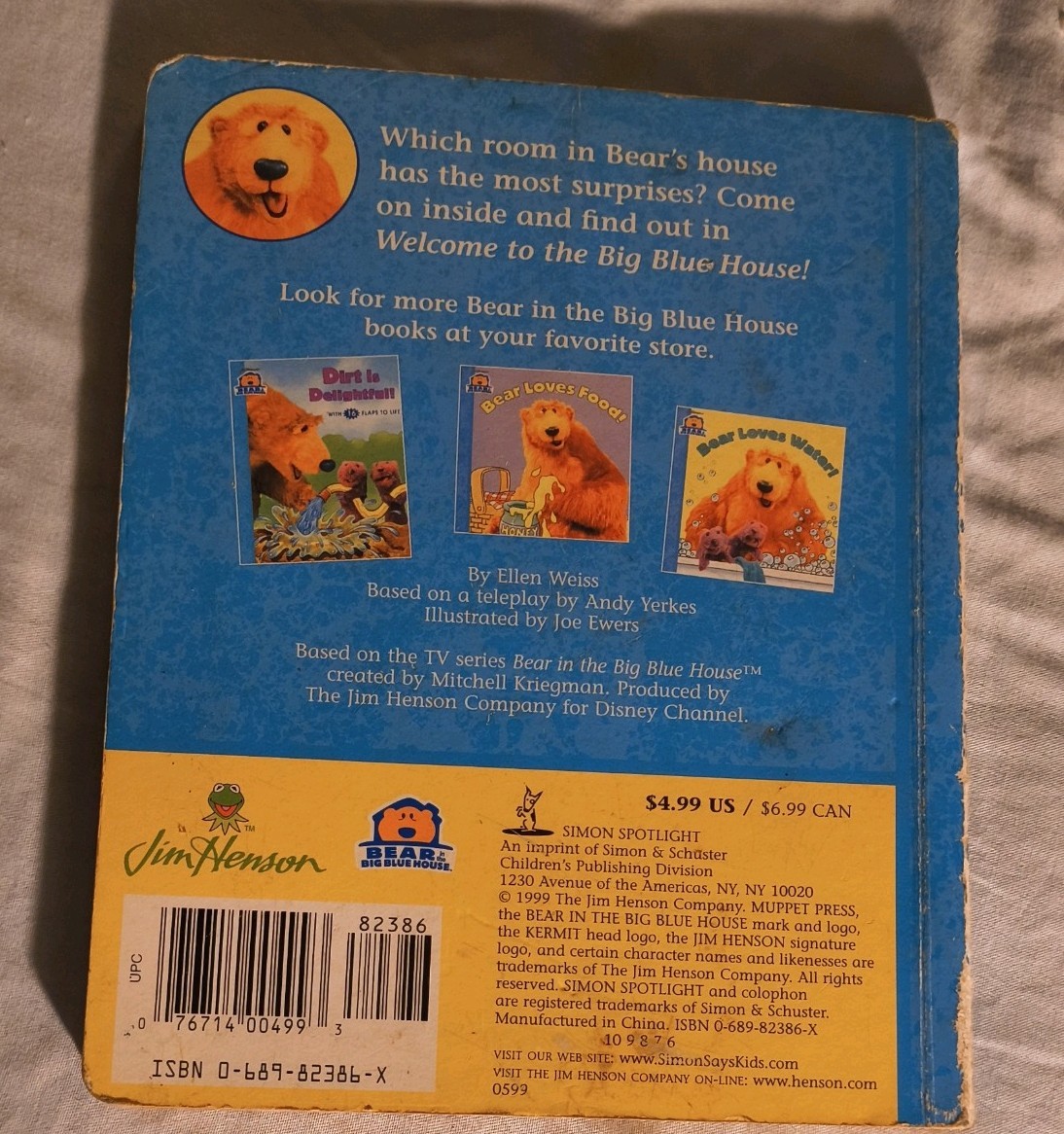 Welcome To The Big Blue House 13 Flaps To Lift Classic 90’s Kids Reading Book