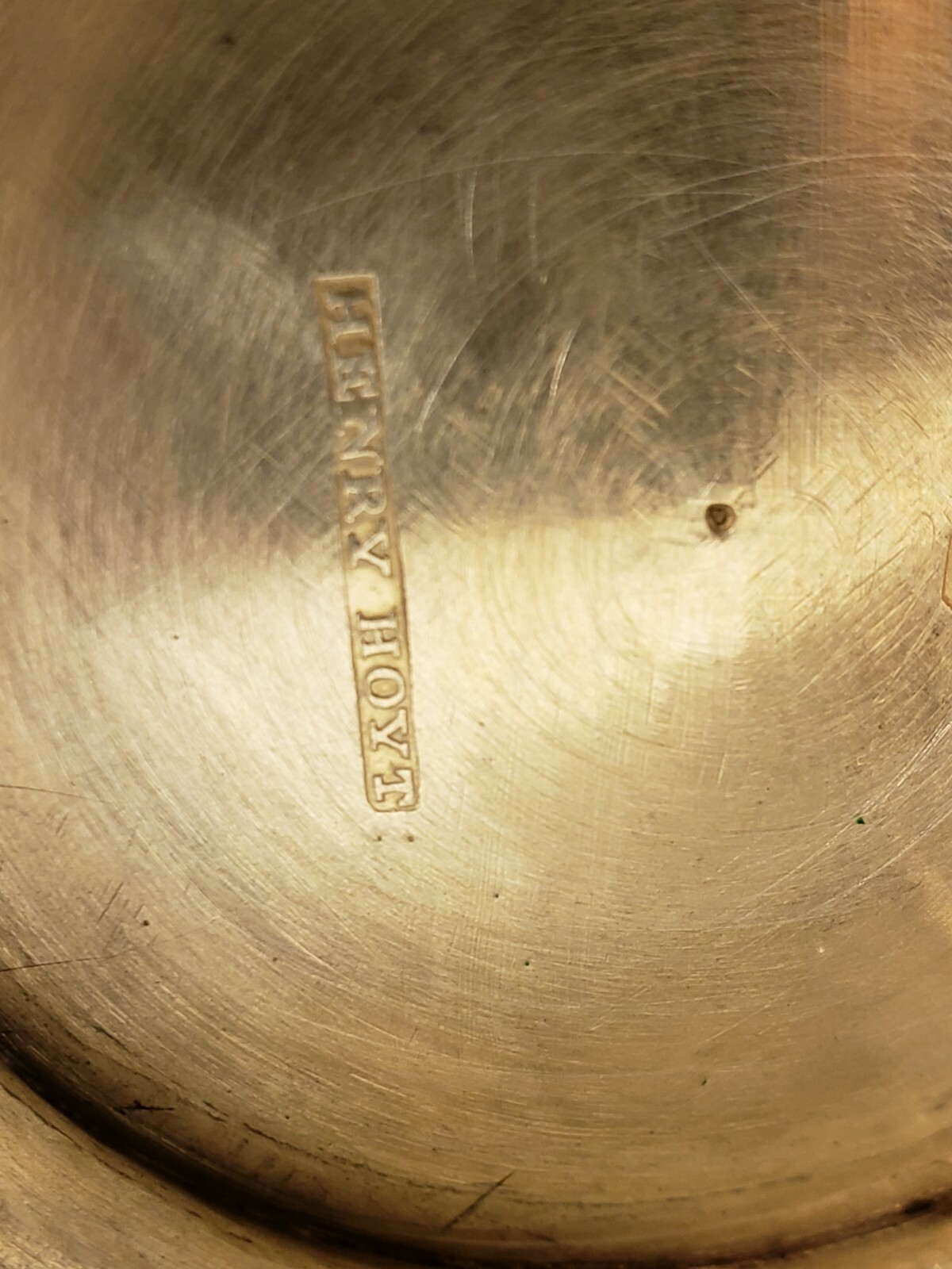 1952 THEOSOPHY LEADER ENGRAVED SILVER CUP 9.7 OZ EX-VAN MATER #10