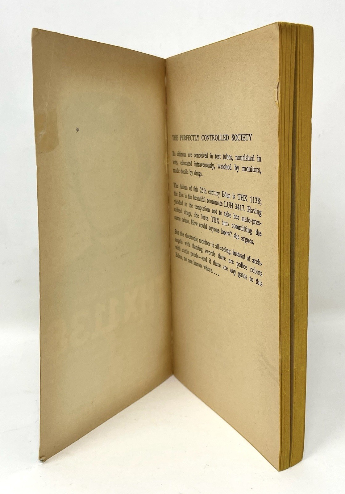 RARE Vintage 1971 THX 1138 Paperback Book – Ben Bova! 1st Printing! George Lucas