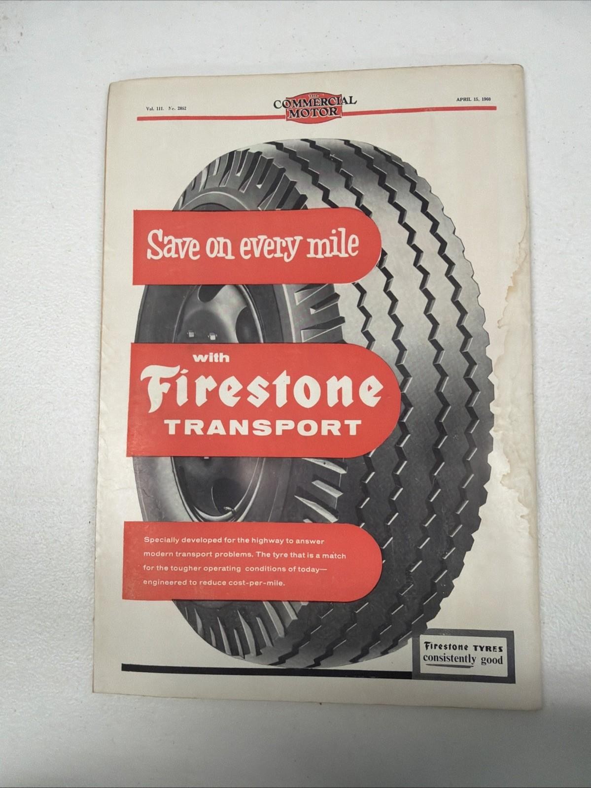 Commercial Motor Magazine 15 April 1960 Commer Cars LTD. 58 Pages