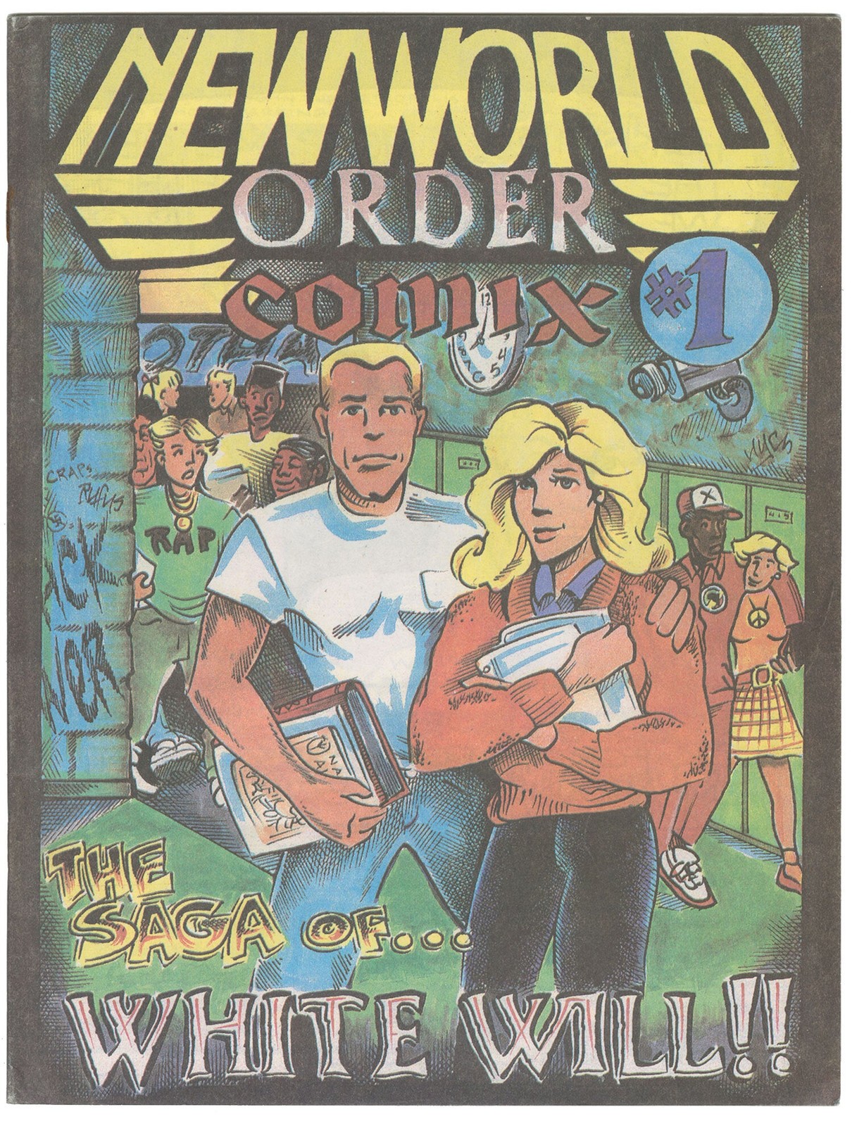William Pierce / New World Order Comix #1 The Saga of…White Will 1993