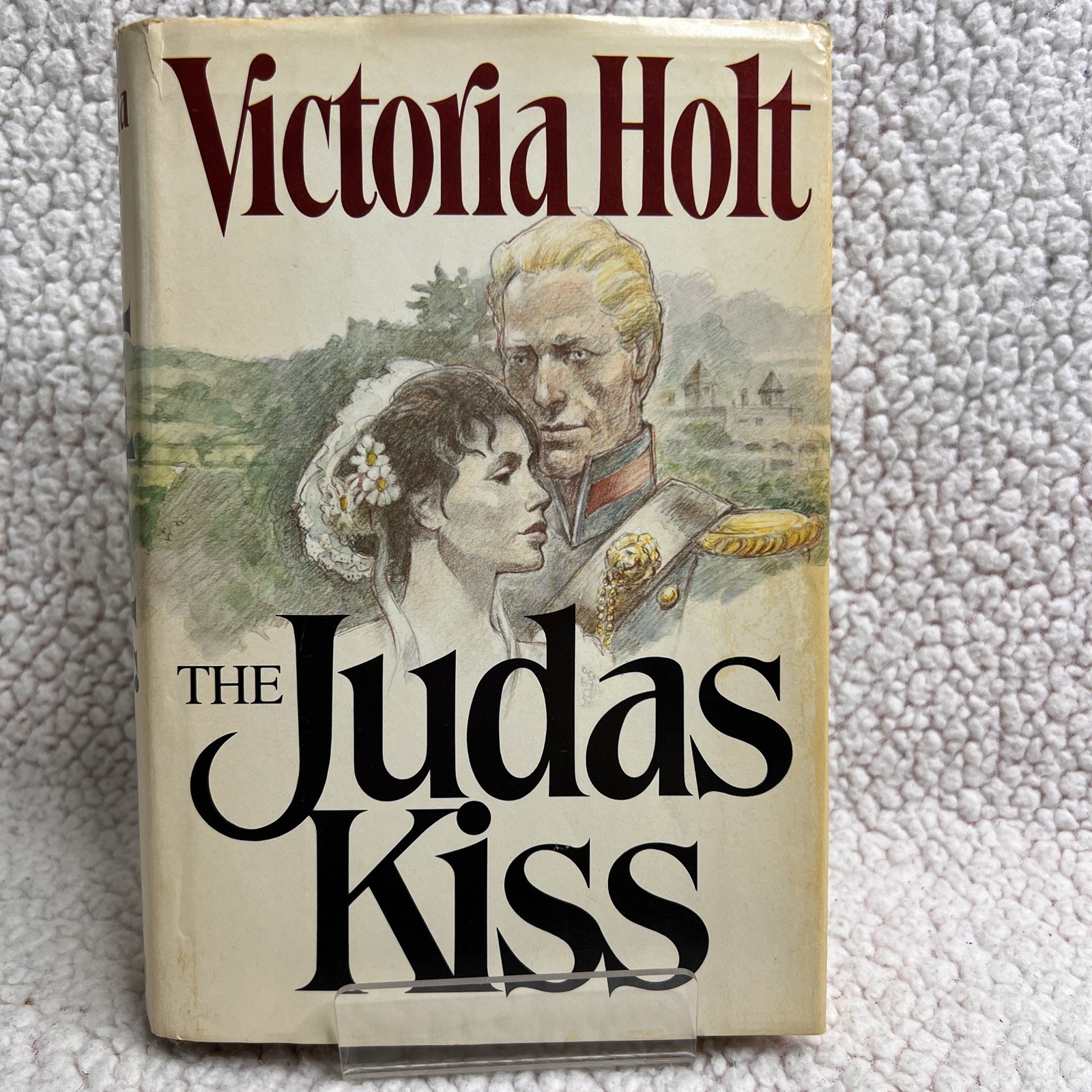 The Judas Kiss Hardcover Victoria Holt Historical Romance Gothic Suspense VTG