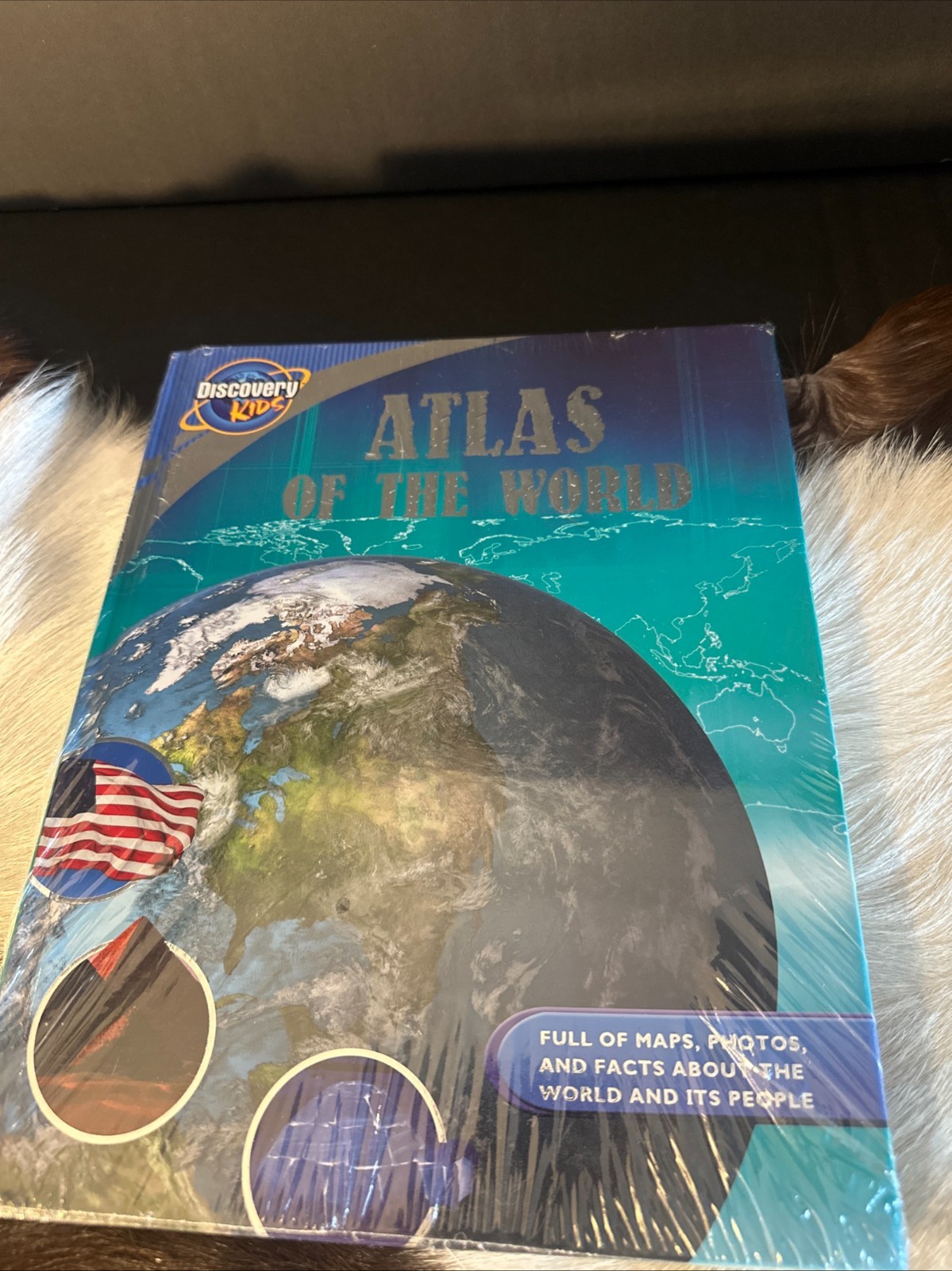 Atlas of the World: Discovery Kids by Parragon Books Hardcover LN Factory sealed