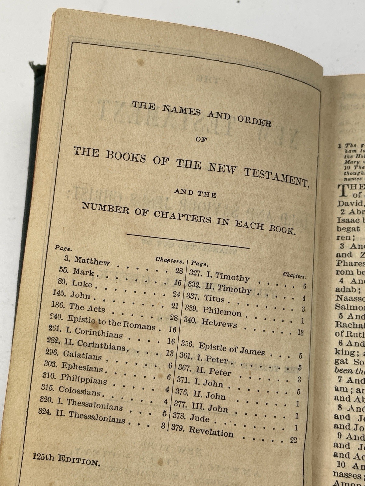 1883 New Testament of our Lord and Savior Jesus Christ by American Bible Society