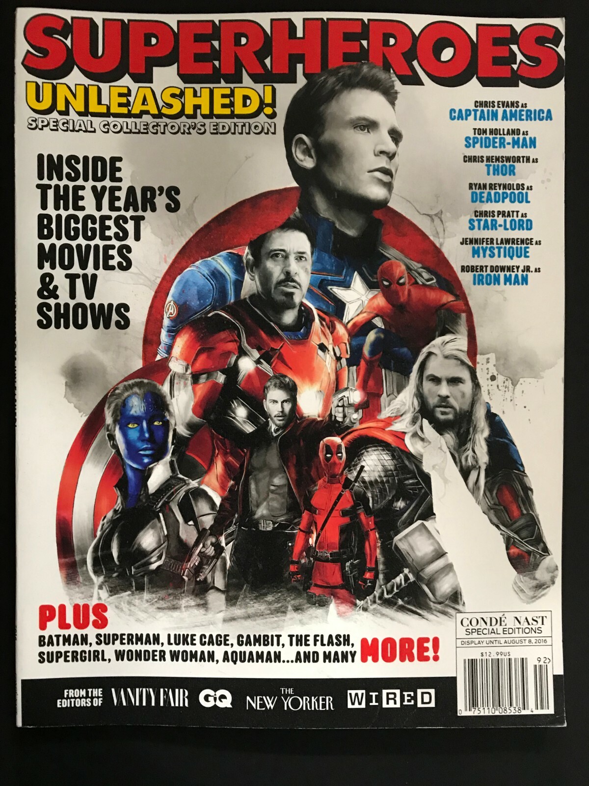 Conde Nast Special Edition- Superheroes Unleashed- Like New