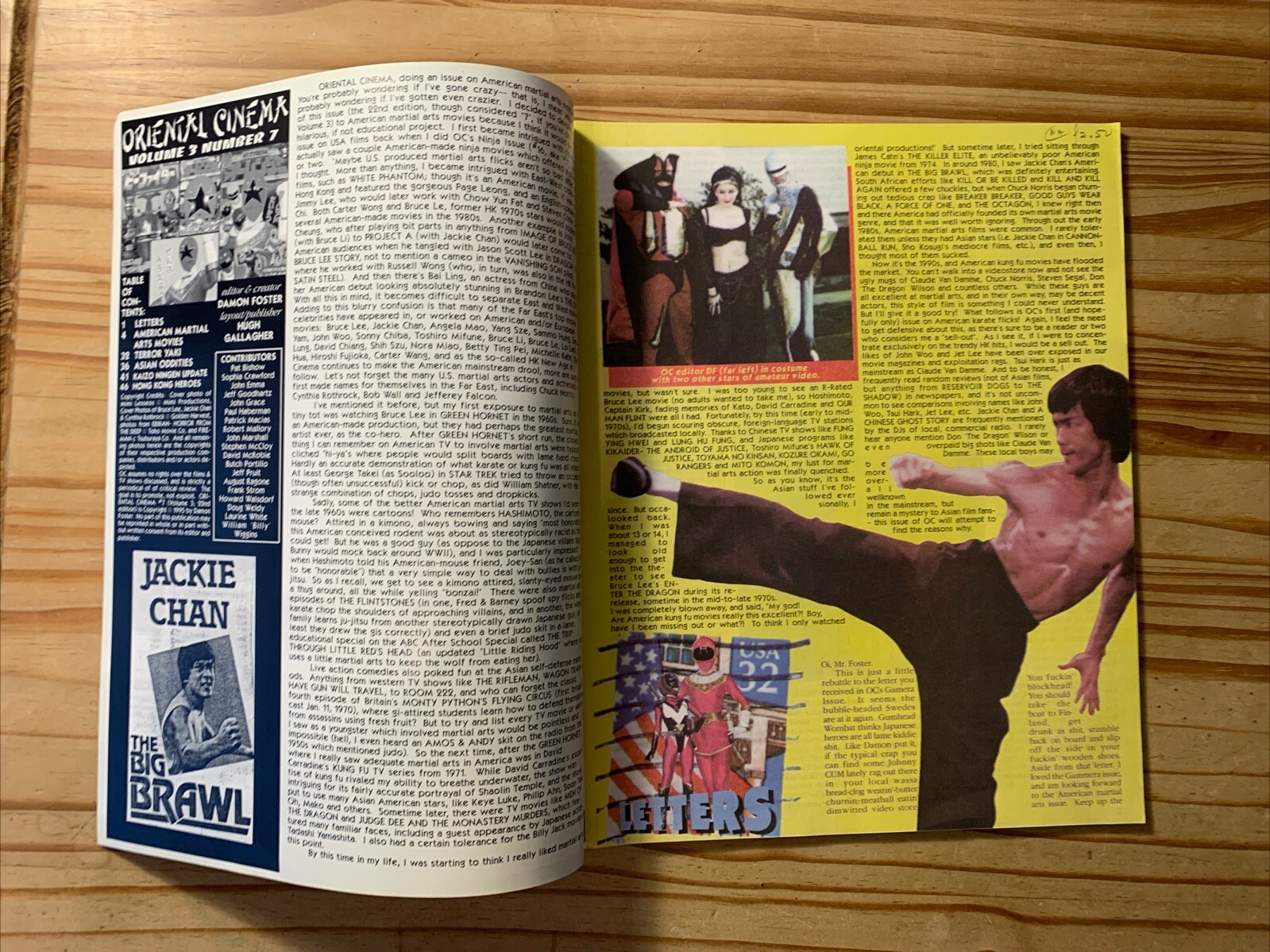 ORIENTAL CINEMA # 7 US 1995 MAGAZINE , KUNG FU ,58 PAGES LOTS OF COLOUR