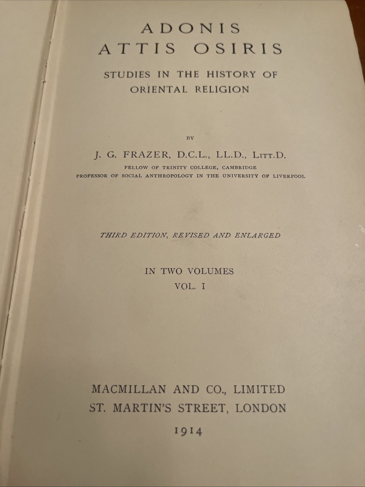 THE GOLDEN BOUGH Study In Magic Religion 12 Vols Frazer 3rd Ed 1911 Set