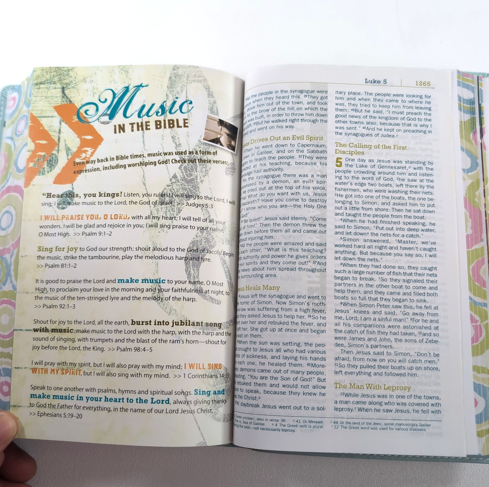 NEW! NIV Teen Study Bible COMPACT Version Italian Duo Leathersoft Blue Kiwi Pink