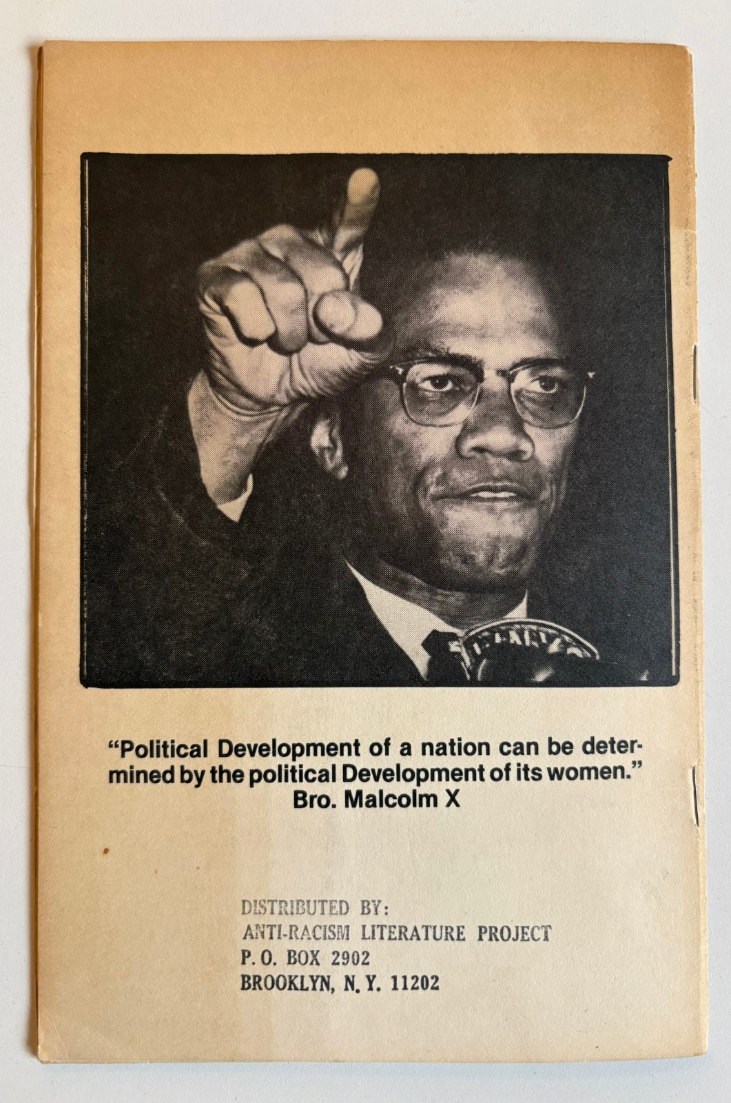 From Somewhere in the World Assata Shakur Speaks Original Pamphlet 1980