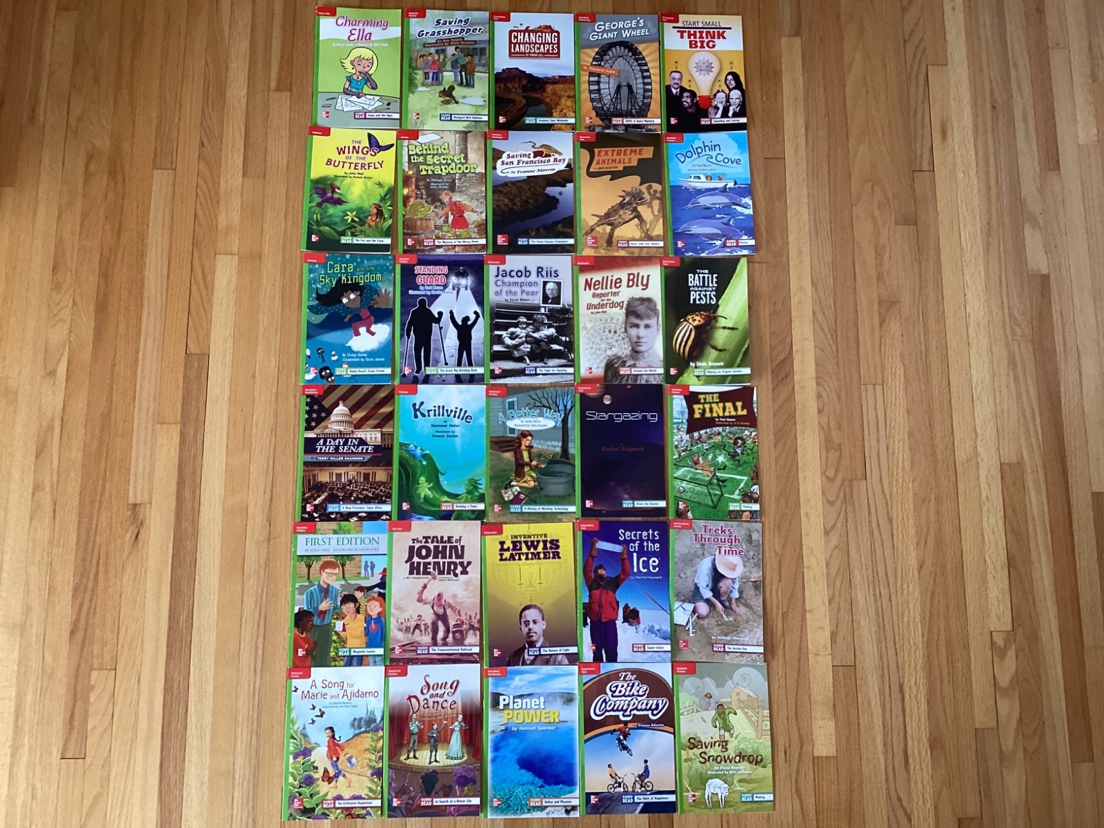 MCGRAW HILL WONDERS LEVELED READERS / GRADE 4 / BEYOND / 30 BOOKS