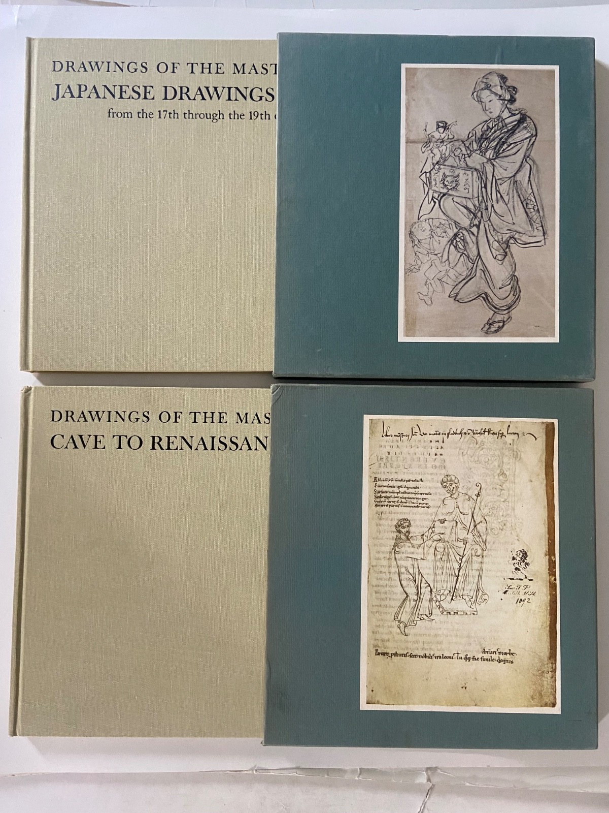 Drawings of the Masters Complete Set of 12 Hardcover Books in Slipcases 1960’s