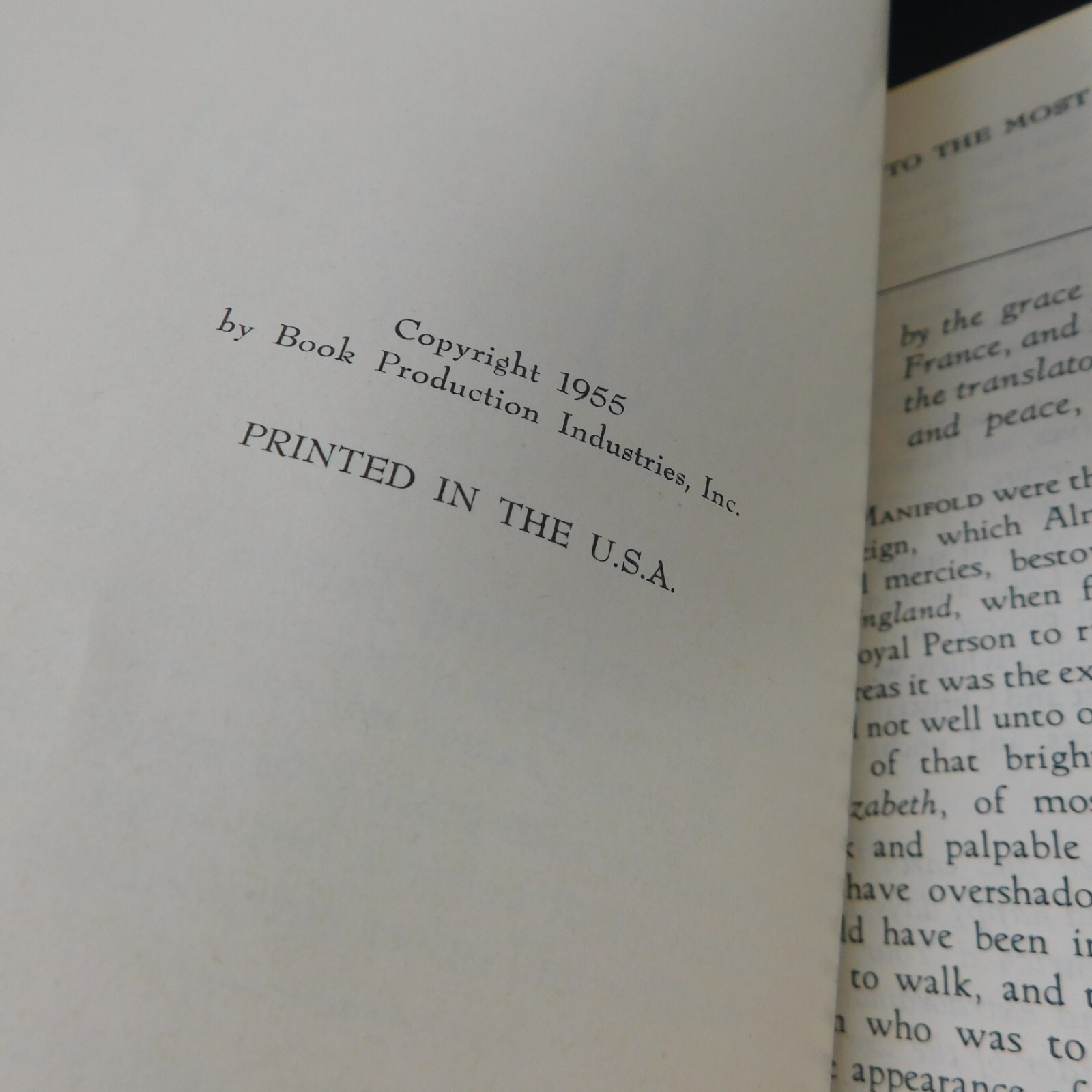 1959 The Holy Bible Spiritual Harvest Edition KJV (Leather, Indexed, USA)