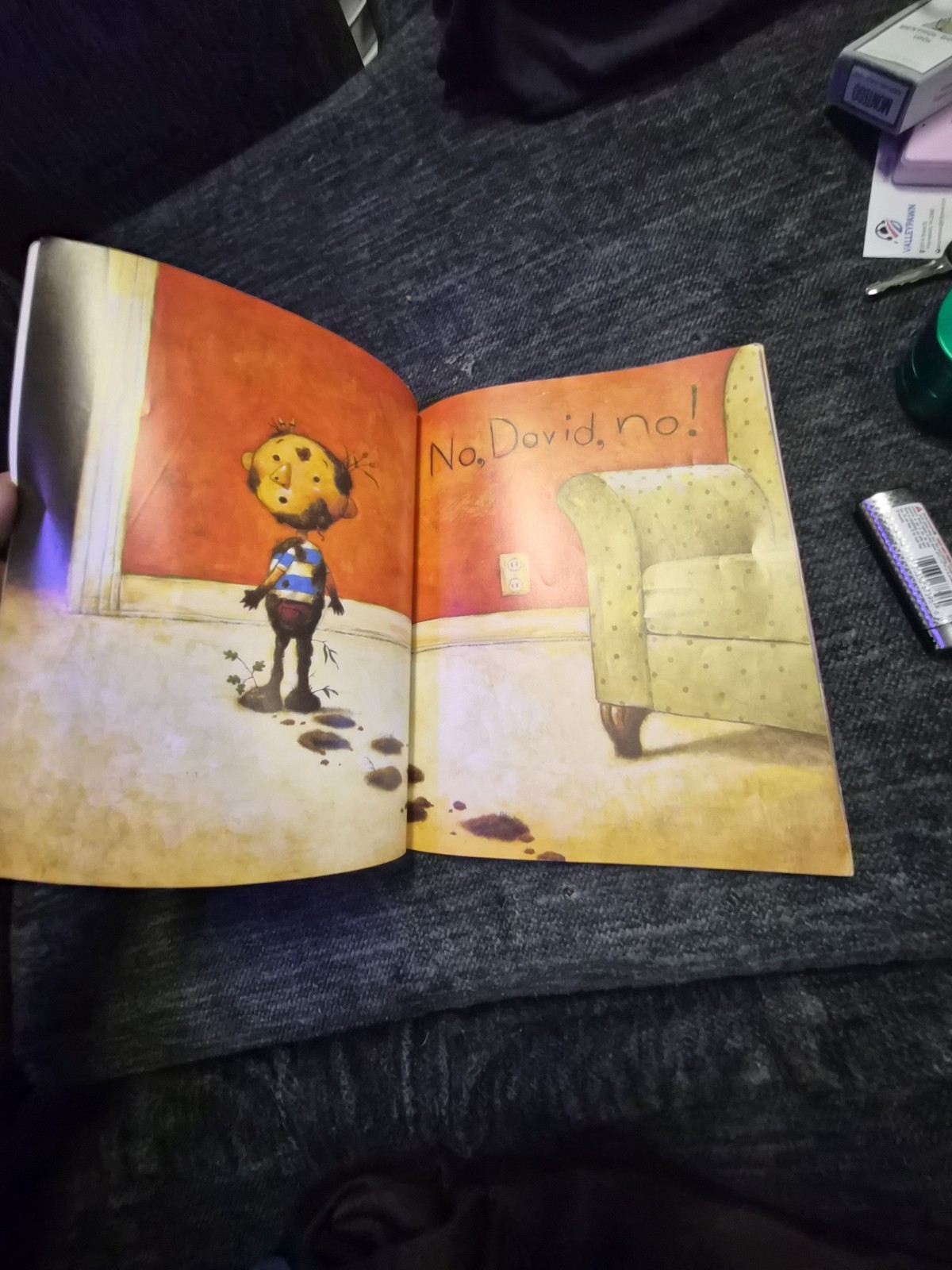 No, David! David Shannon Scholastic Paperback Picture Book Illustrated Ages 4-8