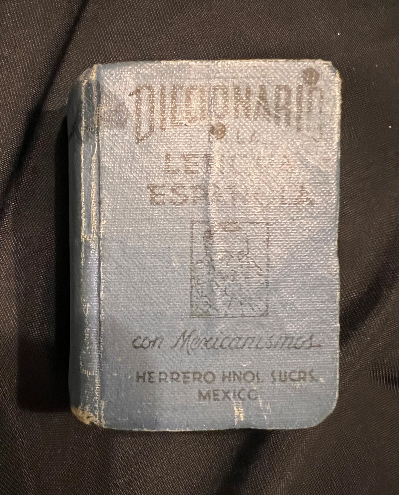 1939 Miniature Dictionary Spanish 784 pages 15000 word plus Mexicanismos