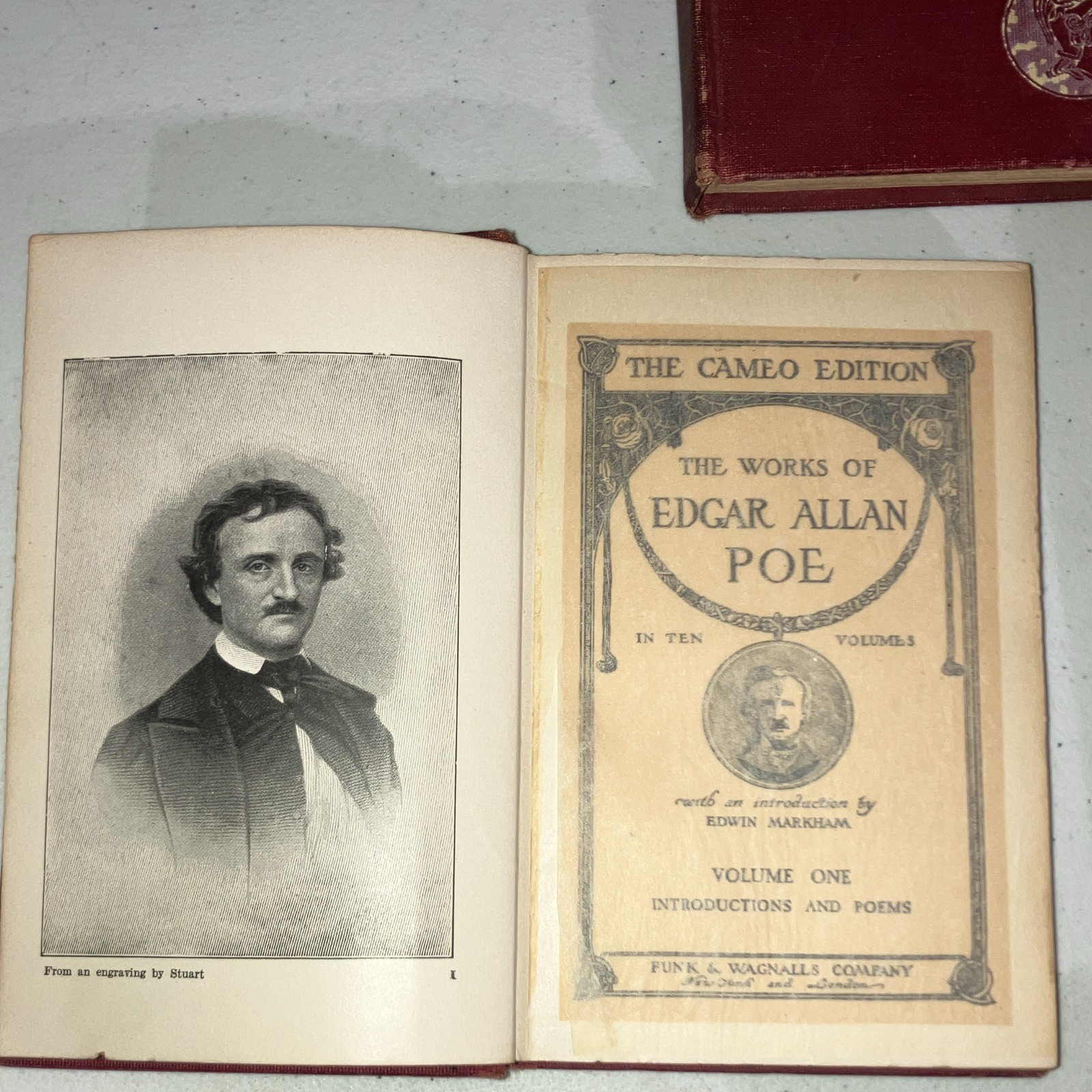 Edgar Allan Poe Cameo Edition Illustrated Set 1904 7 Volumes.The Cameo Edition