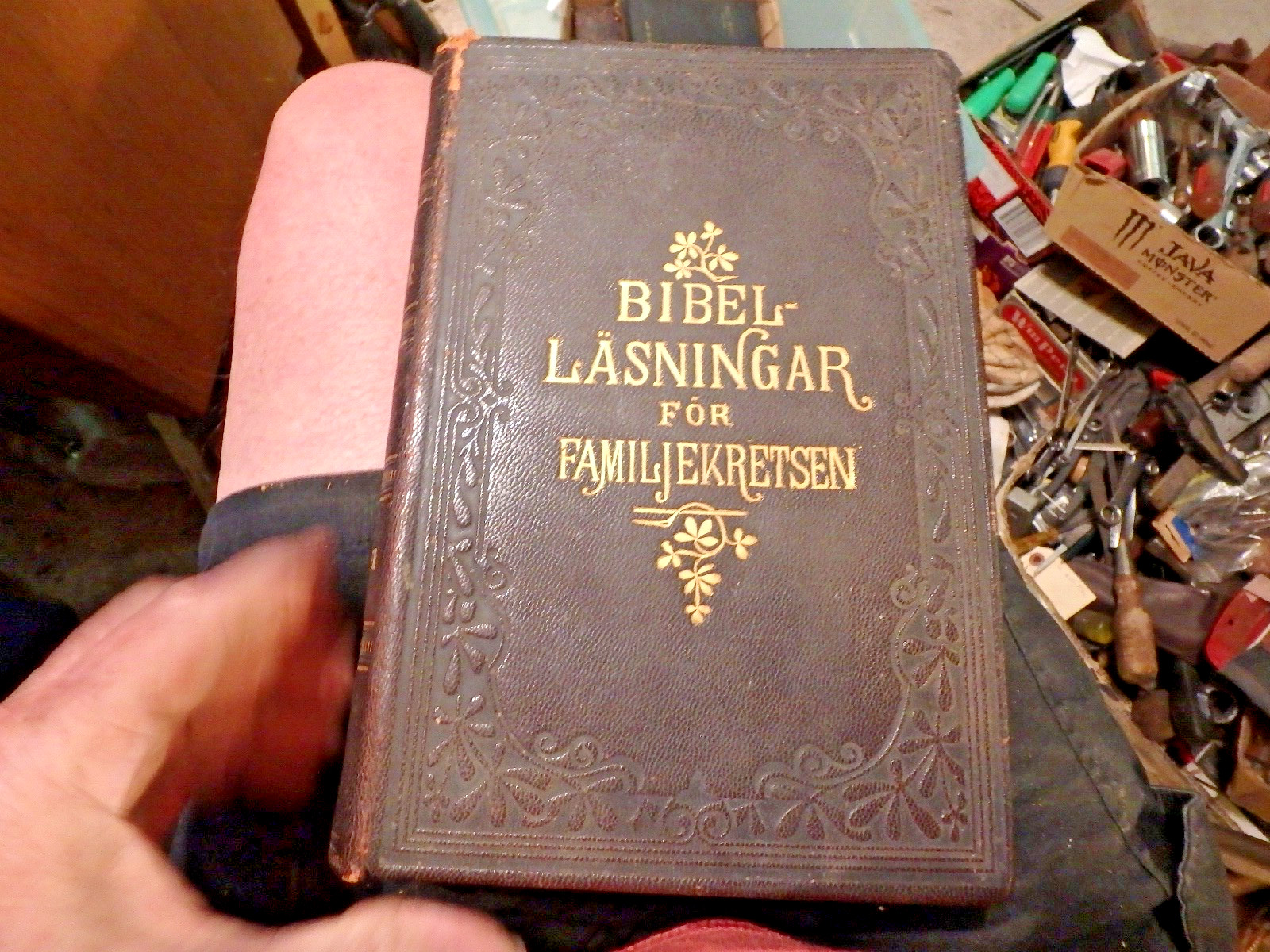 3A 1890 edition- BIBELLASNINGER fur Familjekretsen LIFVET swedish 637 pages