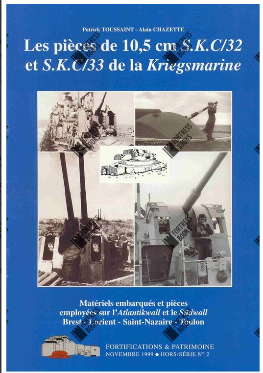 The 10,5 cm guns of the types S.K.C/32 and S.K.C/33 of the German Navy in French