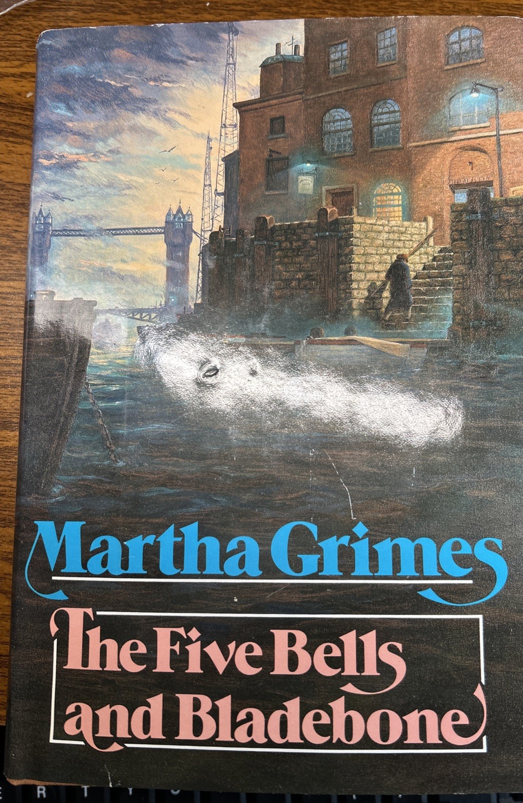The Five Bells and Bladebone by Martha Grimes HC DJ Novel 299 pages 1987 VTG