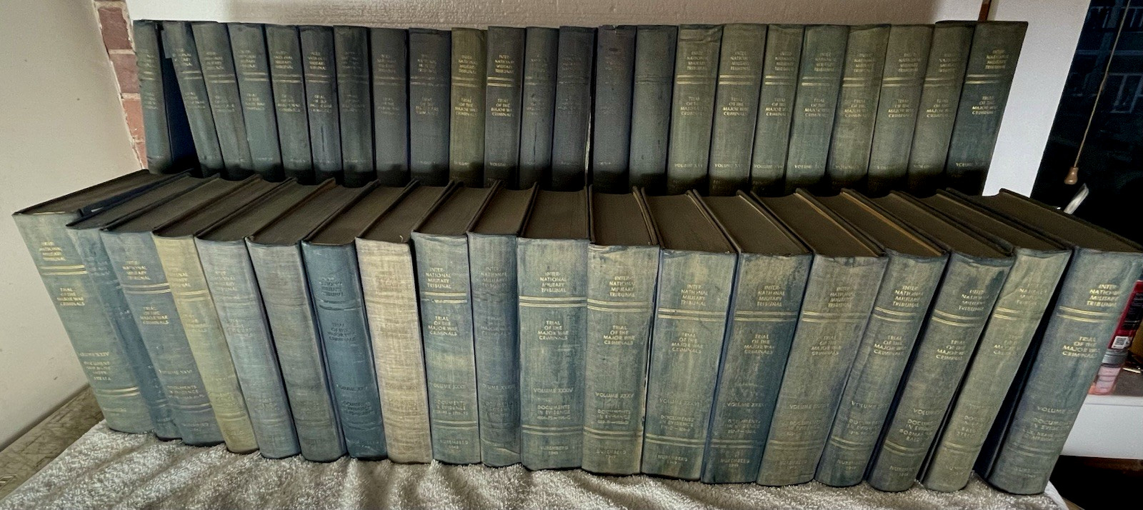 Complete Set Nuremberg Trial War Criminals The International Military Tribunal